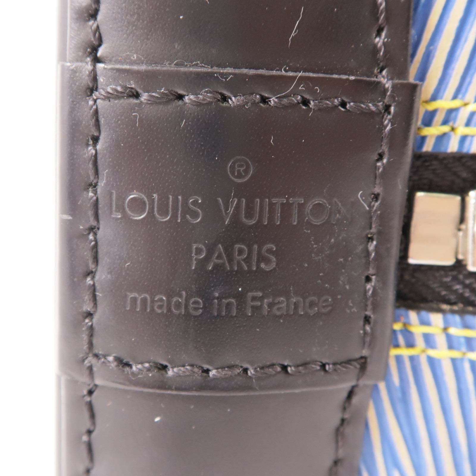 LOUIS VUITTON Epi Alma PM銀扣手挽袋