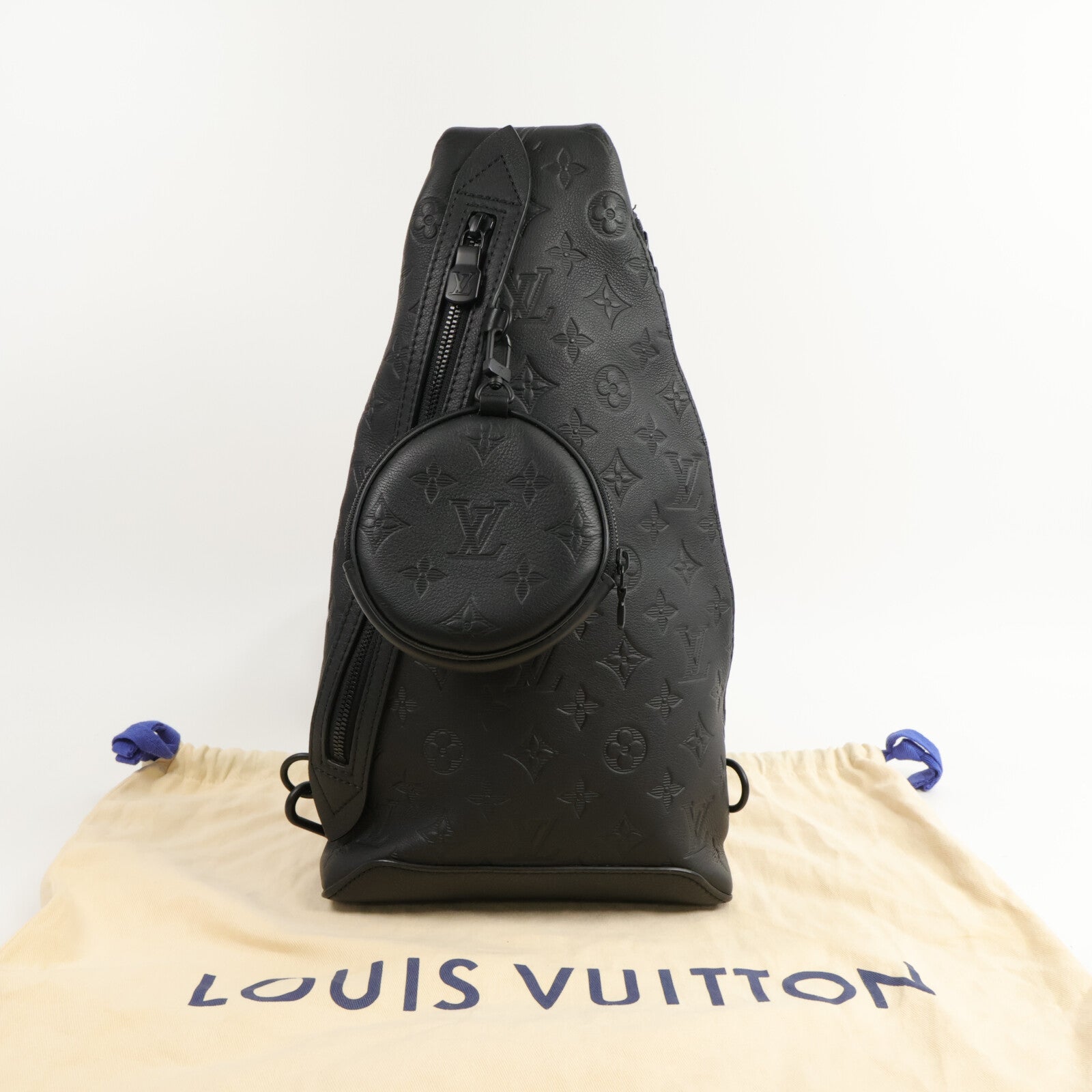LOUIS VUITTON Monogram Shadow Duo Slingbag肩背袋