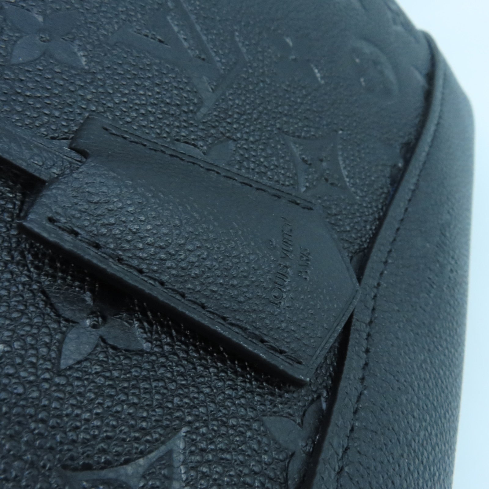 LOUIS VUITTON Monogram Empreinte Neo Alma PM金扣手挽肩背两用袋黑色