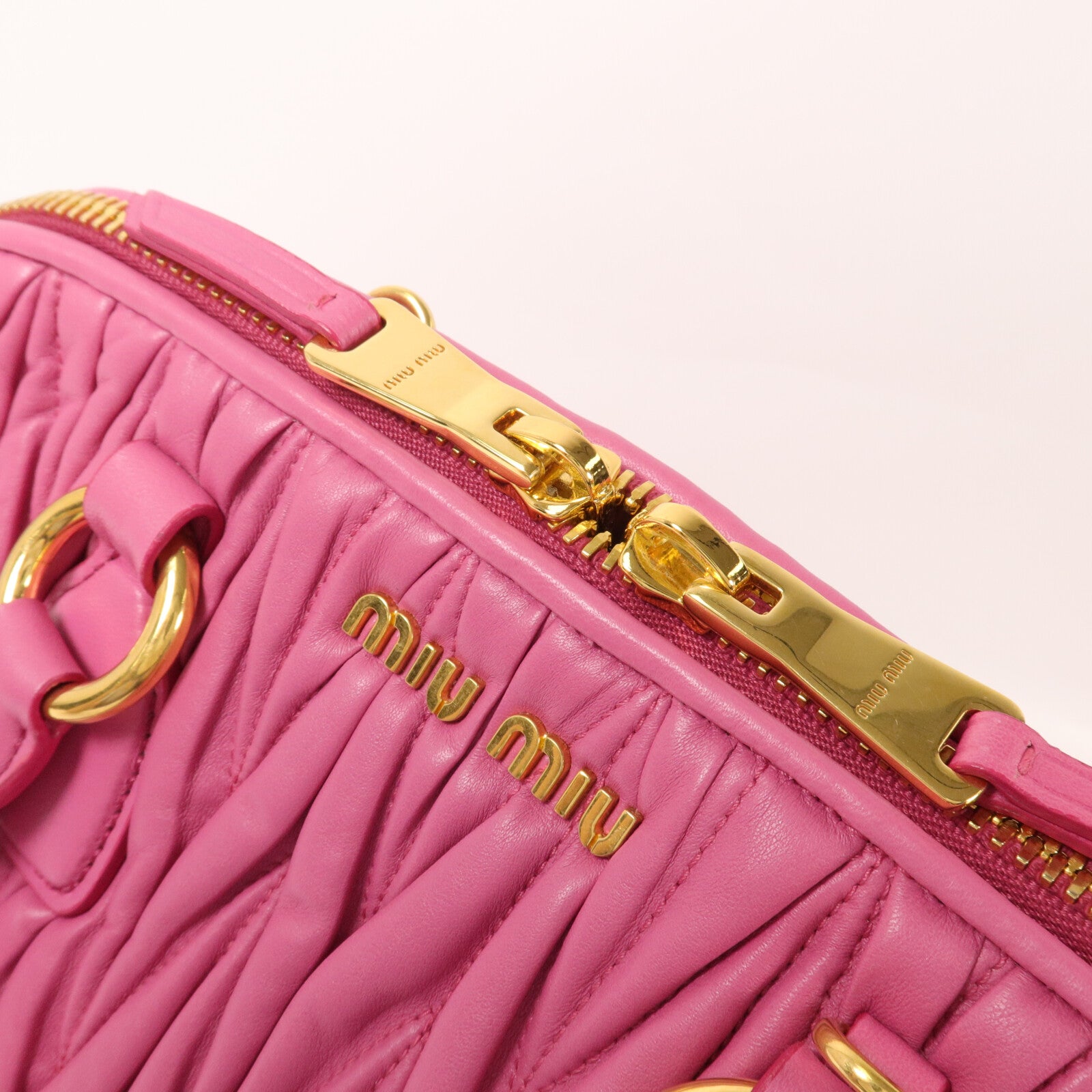 Miu Miu 羊皮皮革Shoulder Bag手挽肩背兩用袋