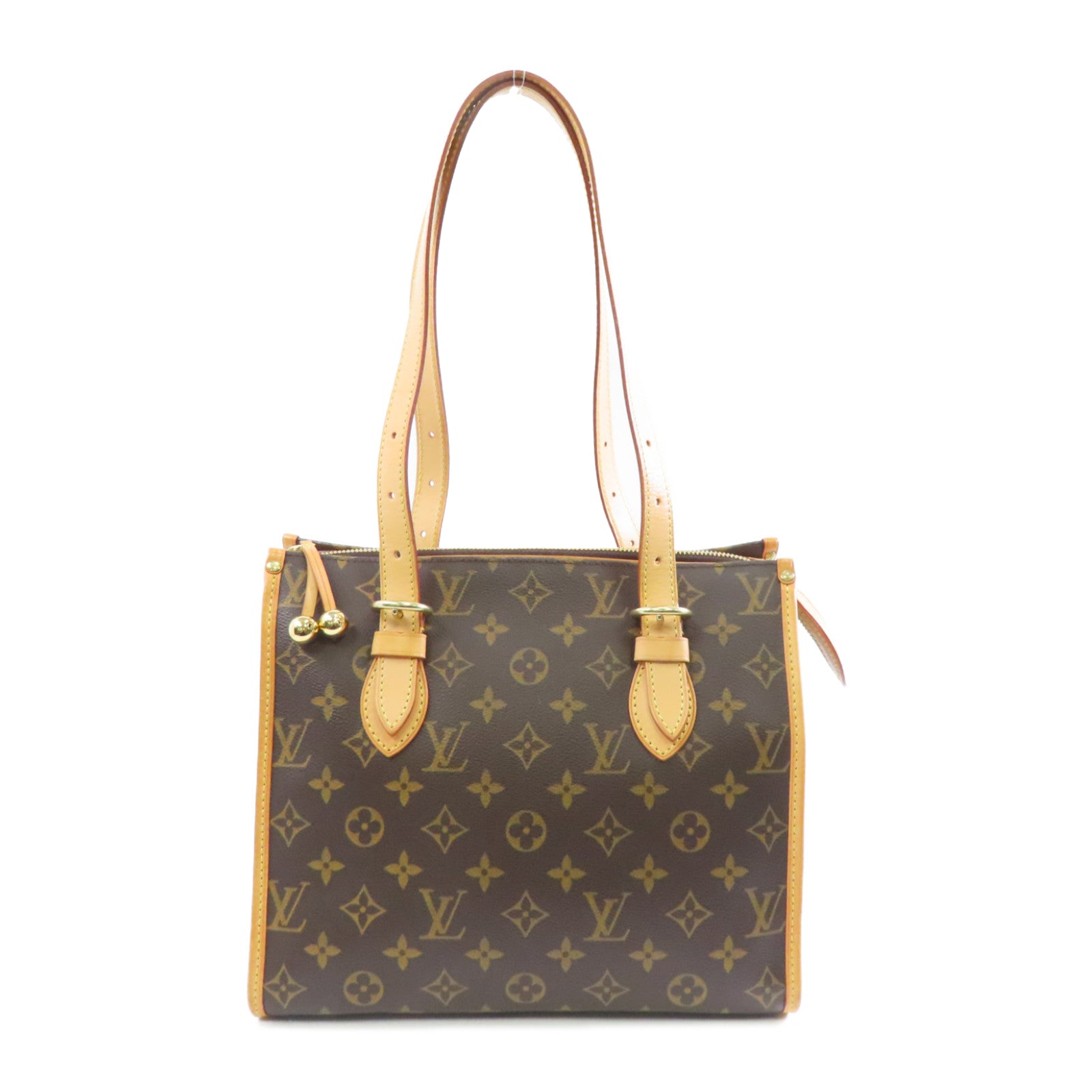 LOUIS VUITTON Monogram Popincourt Haut金扣肩背袋啡色