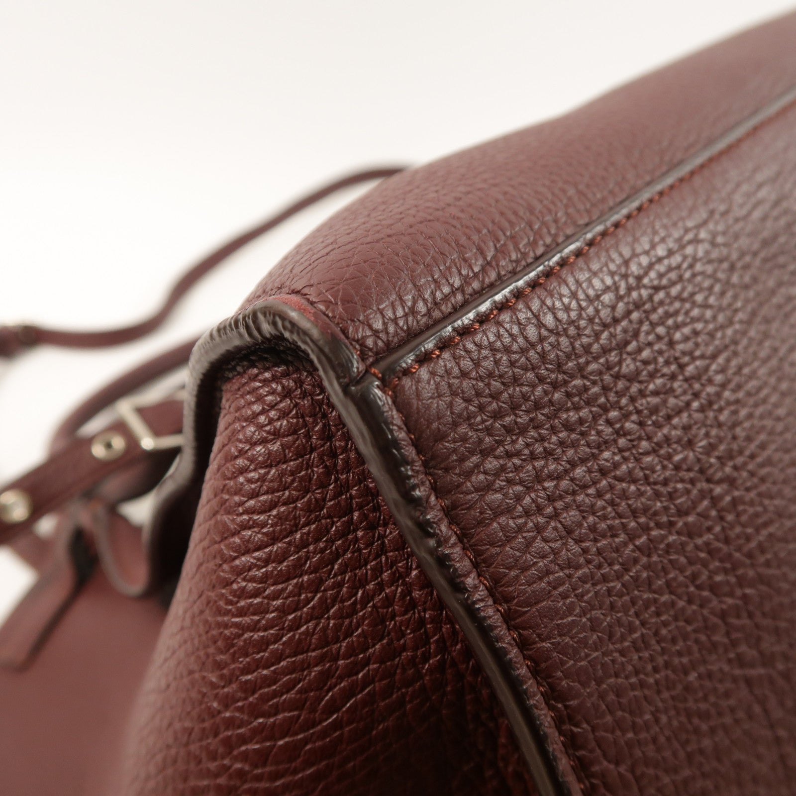 CELINE 牛皮皮革Small Big Bag銀扣手挽肩背兩用袋