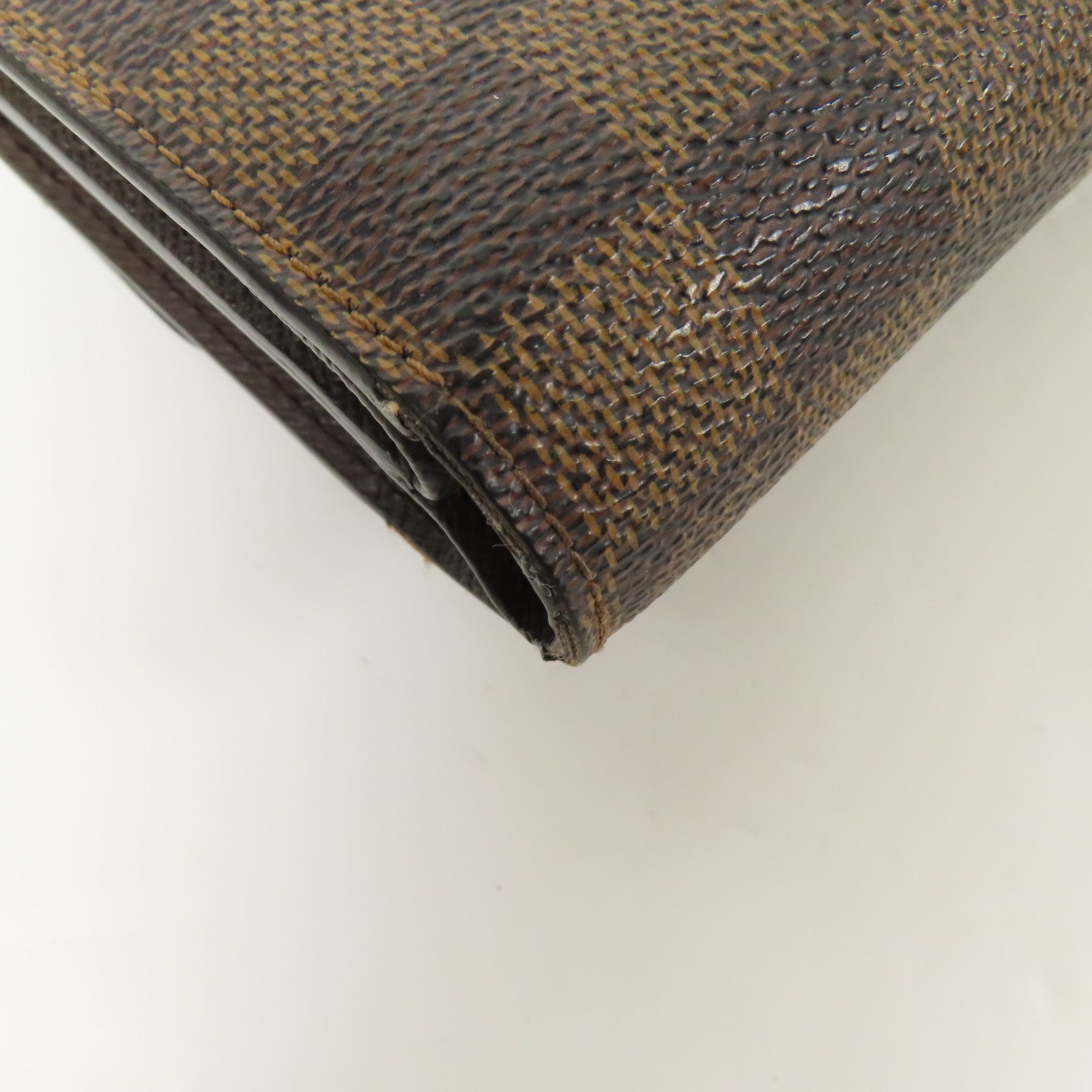LOUIS VUITTON Damier Joey Wallet金扣錢包