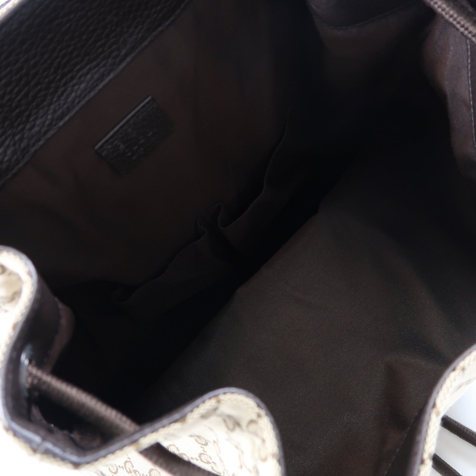GUCCI 帆布Backpack銀扣背包