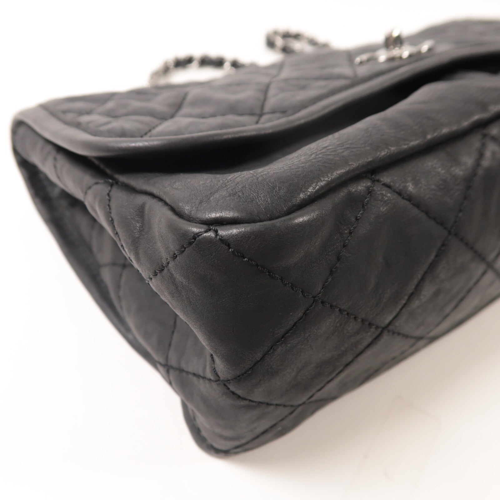 CHANEL 牛皮皮革Chain Shoulder鏈帶肩背袋