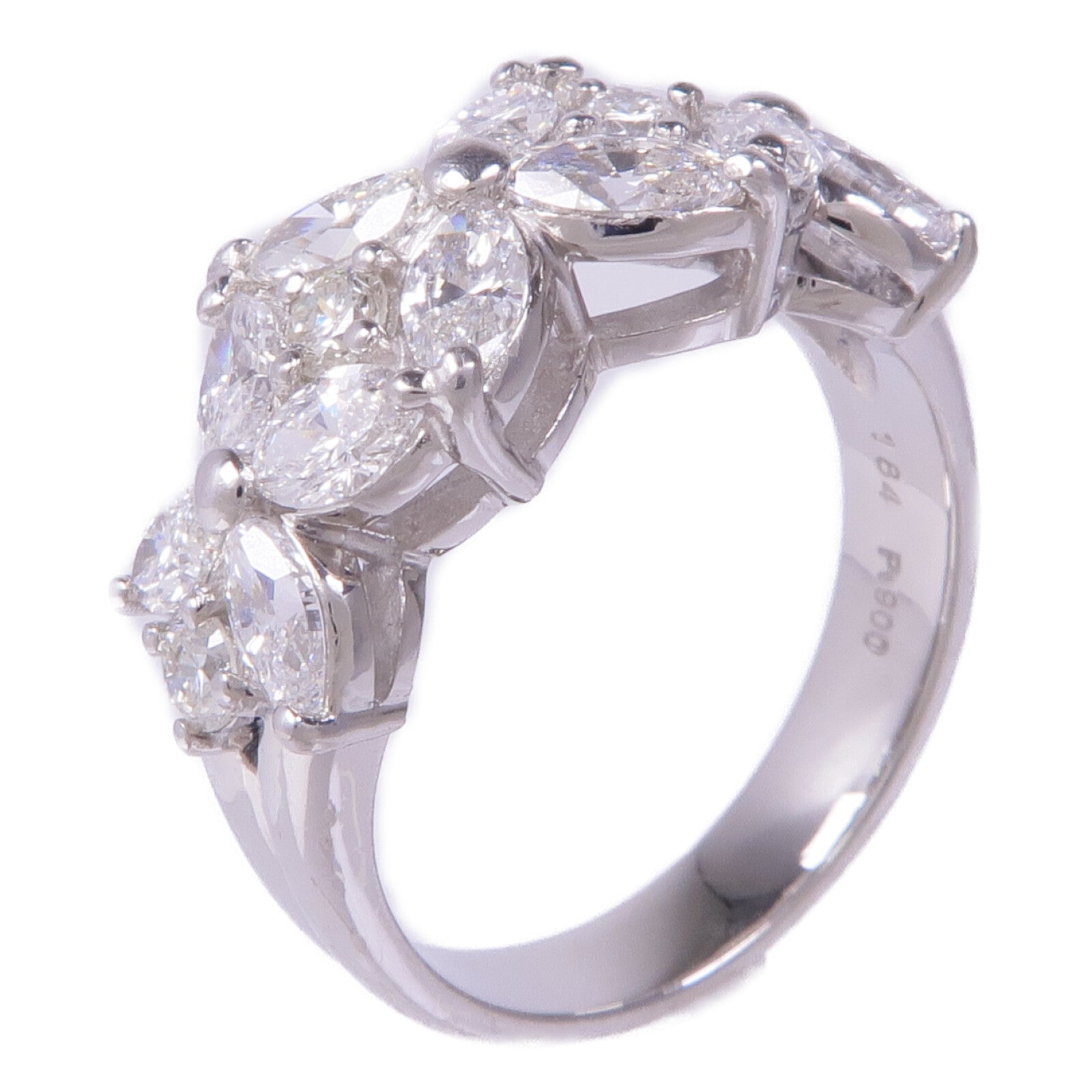 JEWELRY 【激減優惠】PT900鉑金Diamond Ring鑽石戒指US#6