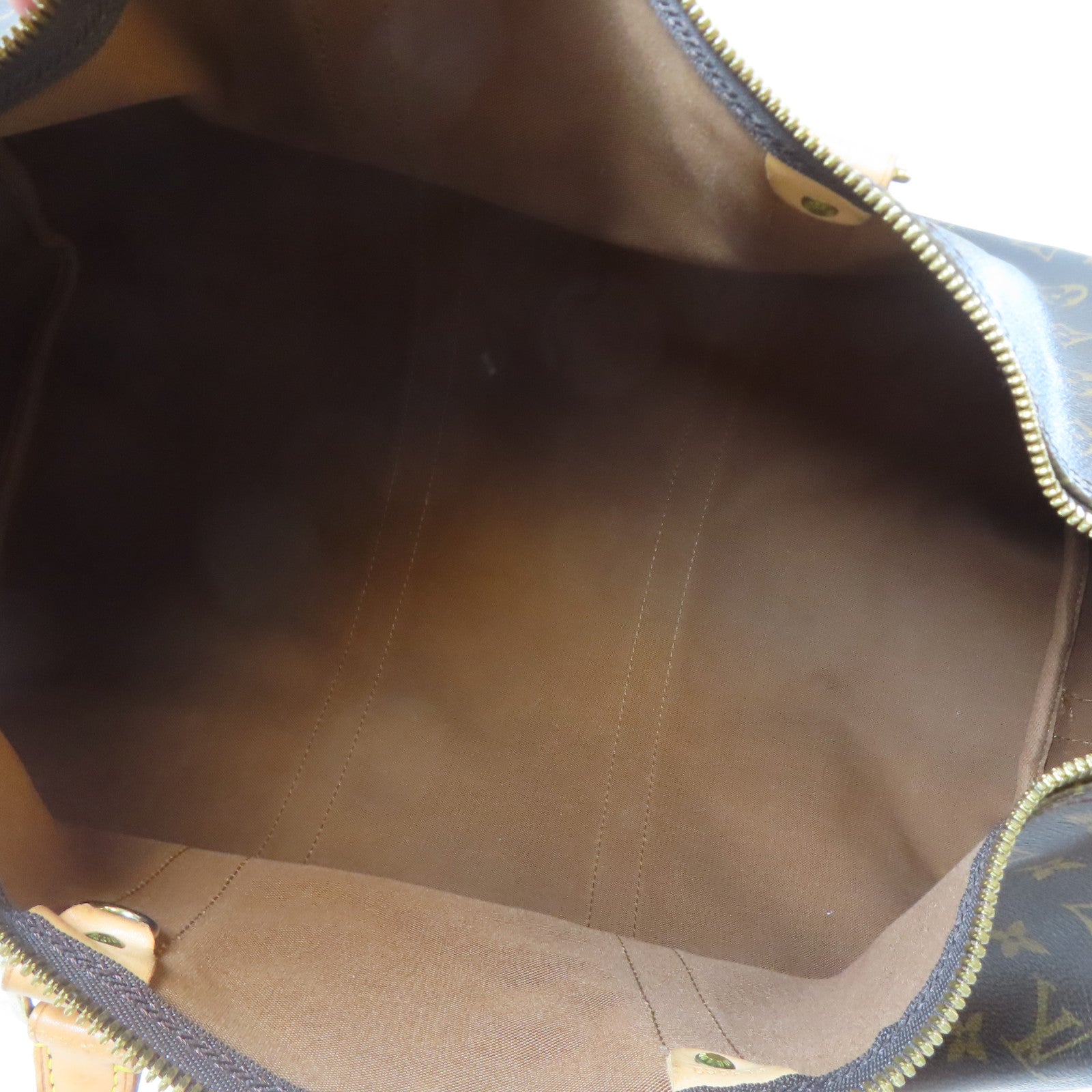 LOUIS VUITTON Monogram Keepall Bandouliere 50 Travel Bag金扣手挽肩背兩用袋啡色