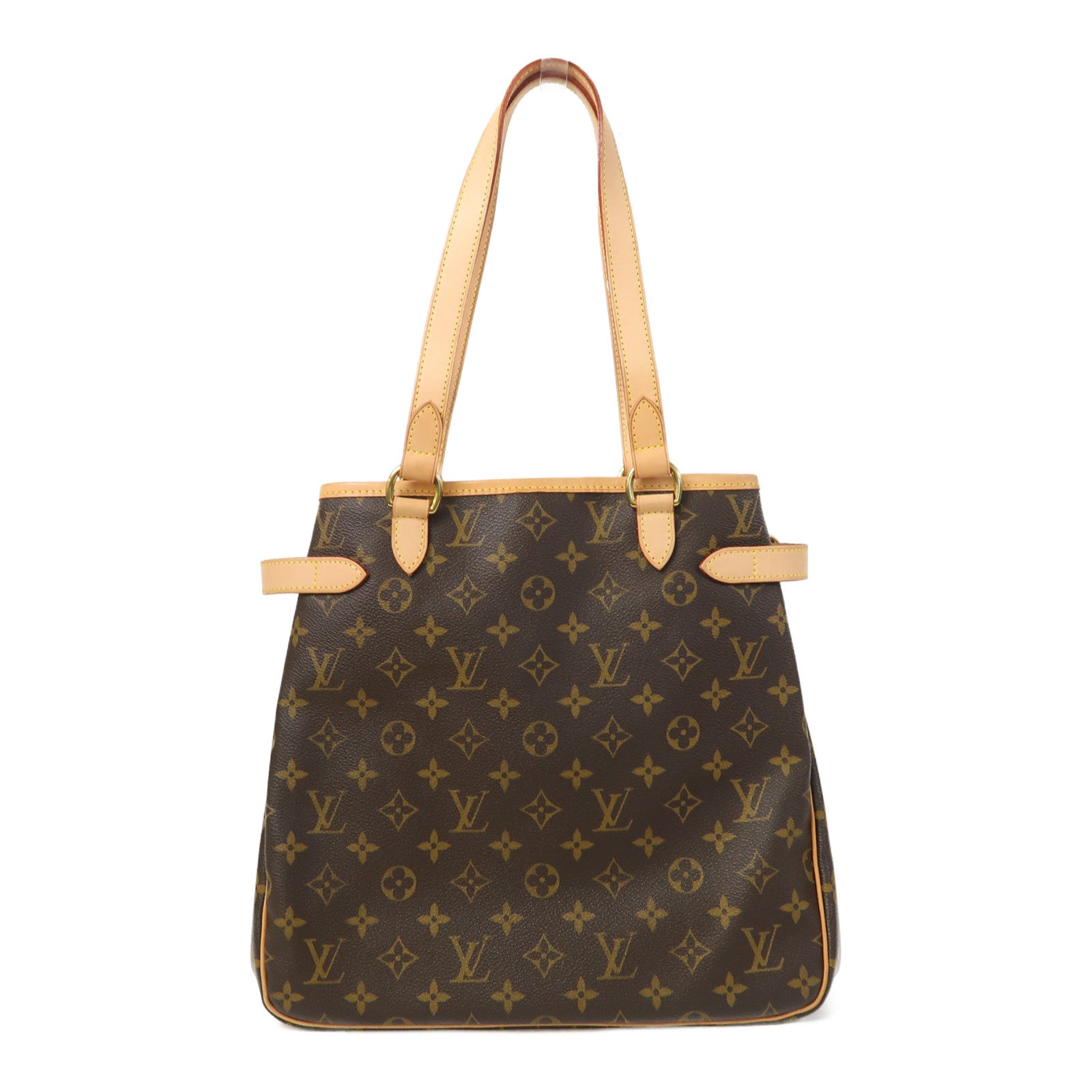 LOUIS VUITTON Monogram Batignolles金扣手挽袋啡色