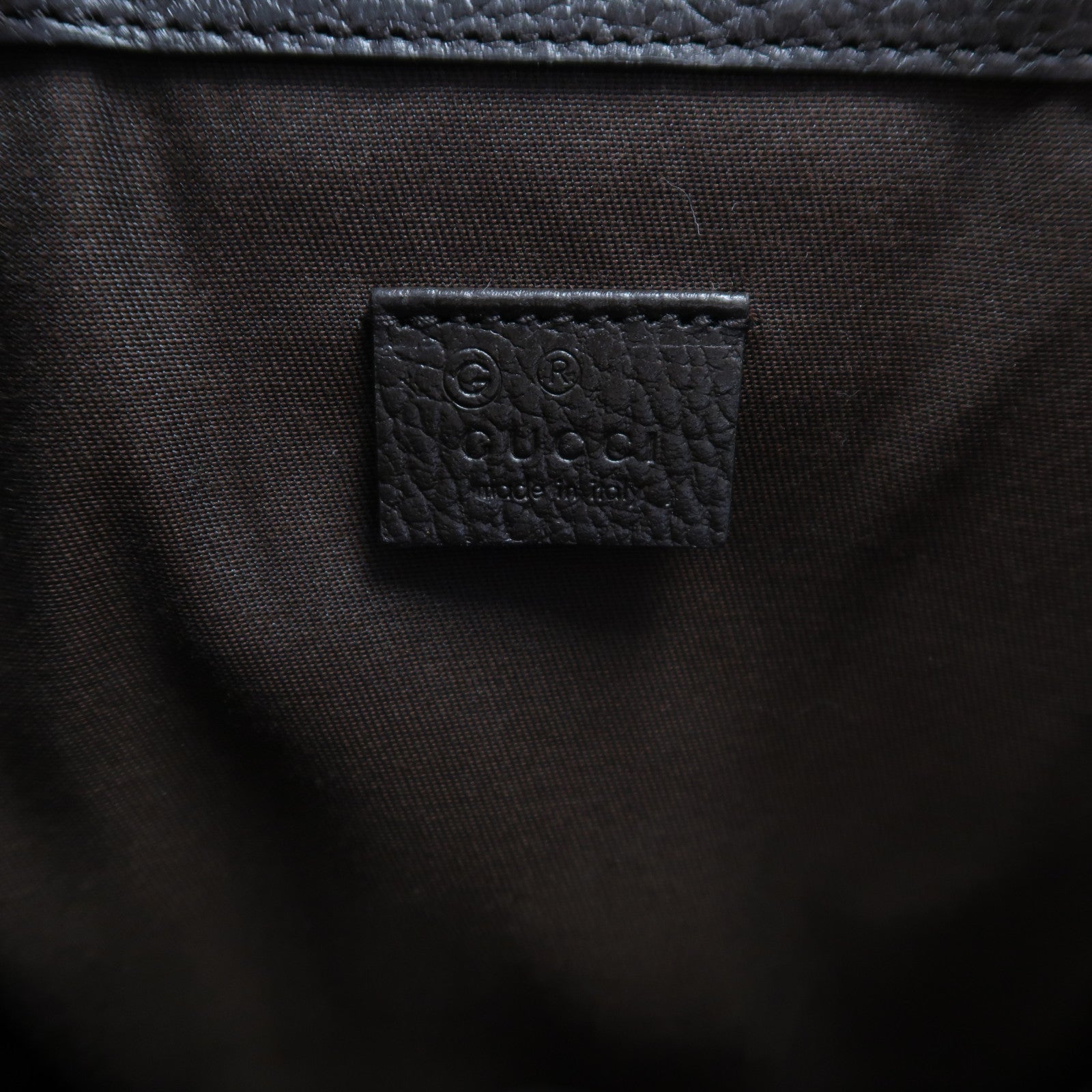 GUCCI 帆布Backpack銀扣背包