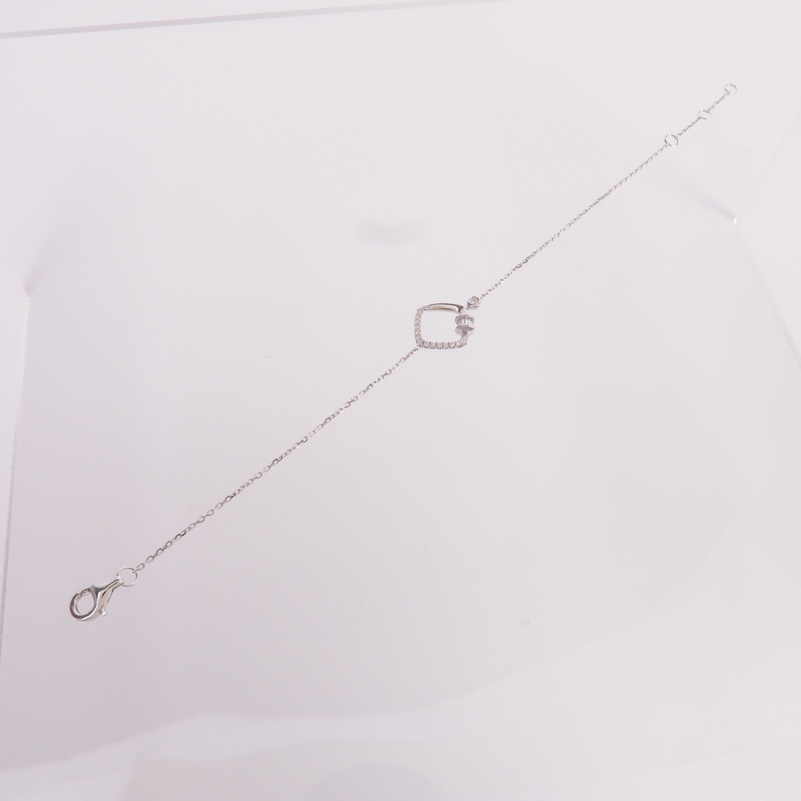 JEWELRY 【激減優惠】18K白金Diamond Bracelet鑽石手鏈