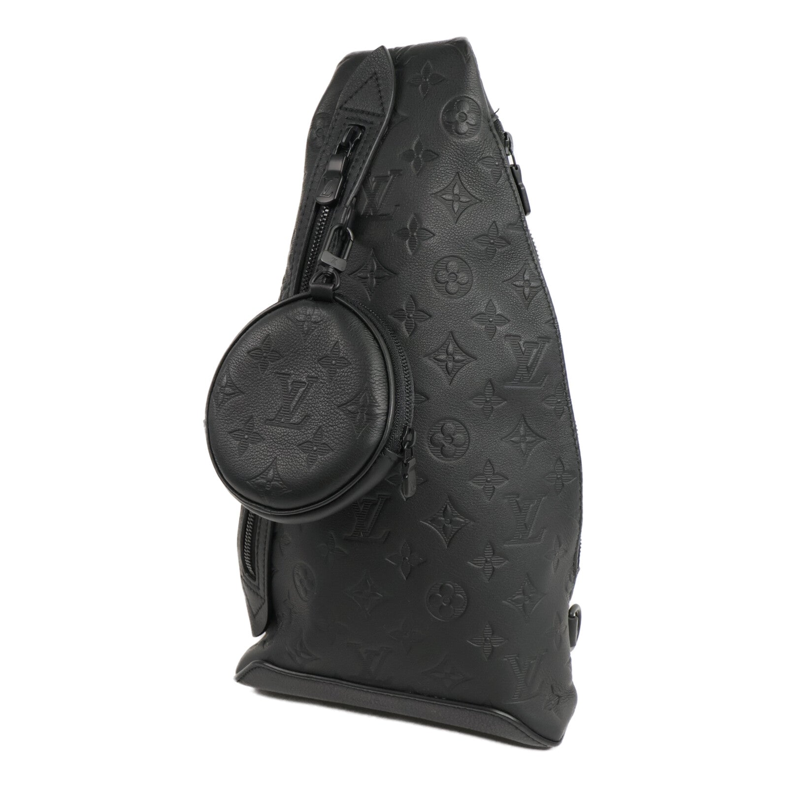 LOUIS VUITTON Monogram Shadow Duo Slingbag肩背袋