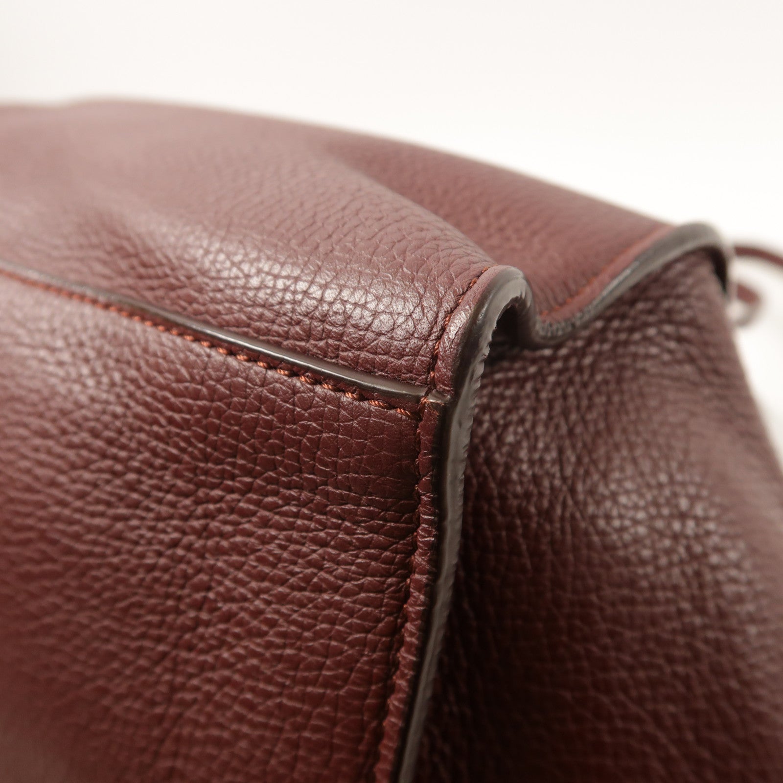 CELINE 牛皮皮革Small Big Bag銀扣手挽肩背兩用袋