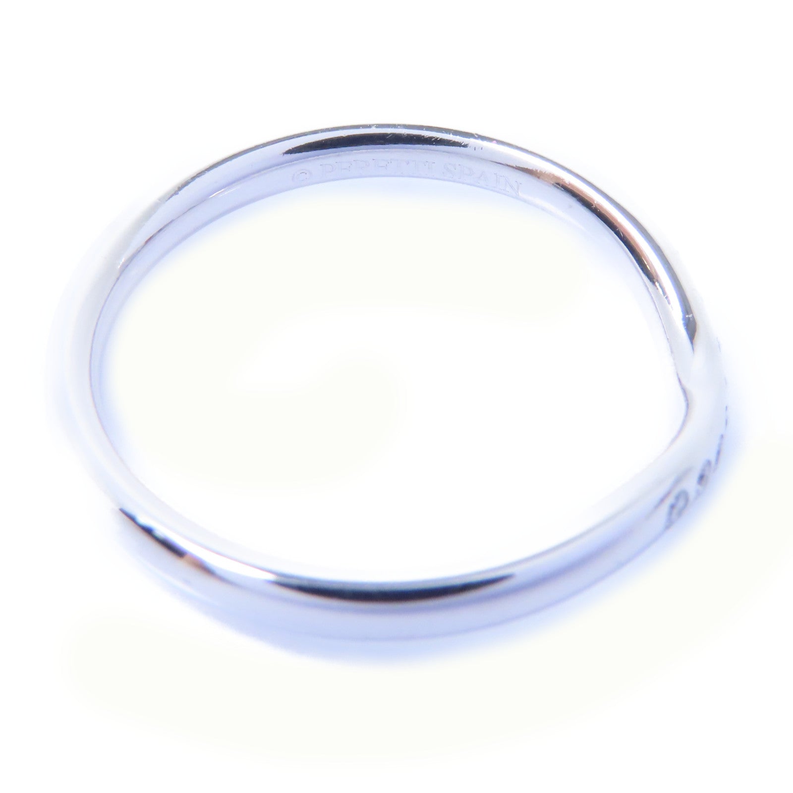 TIFFANY＆CO 【激減優惠】PT950鉑金Diamond Wedding Band Ring 0.06ct鑽石戒指US#5.25