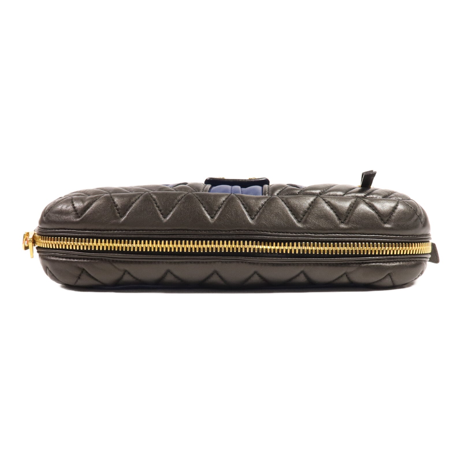 Miu Miu 牛皮皮革Shoulder Bag金扣肩背袋