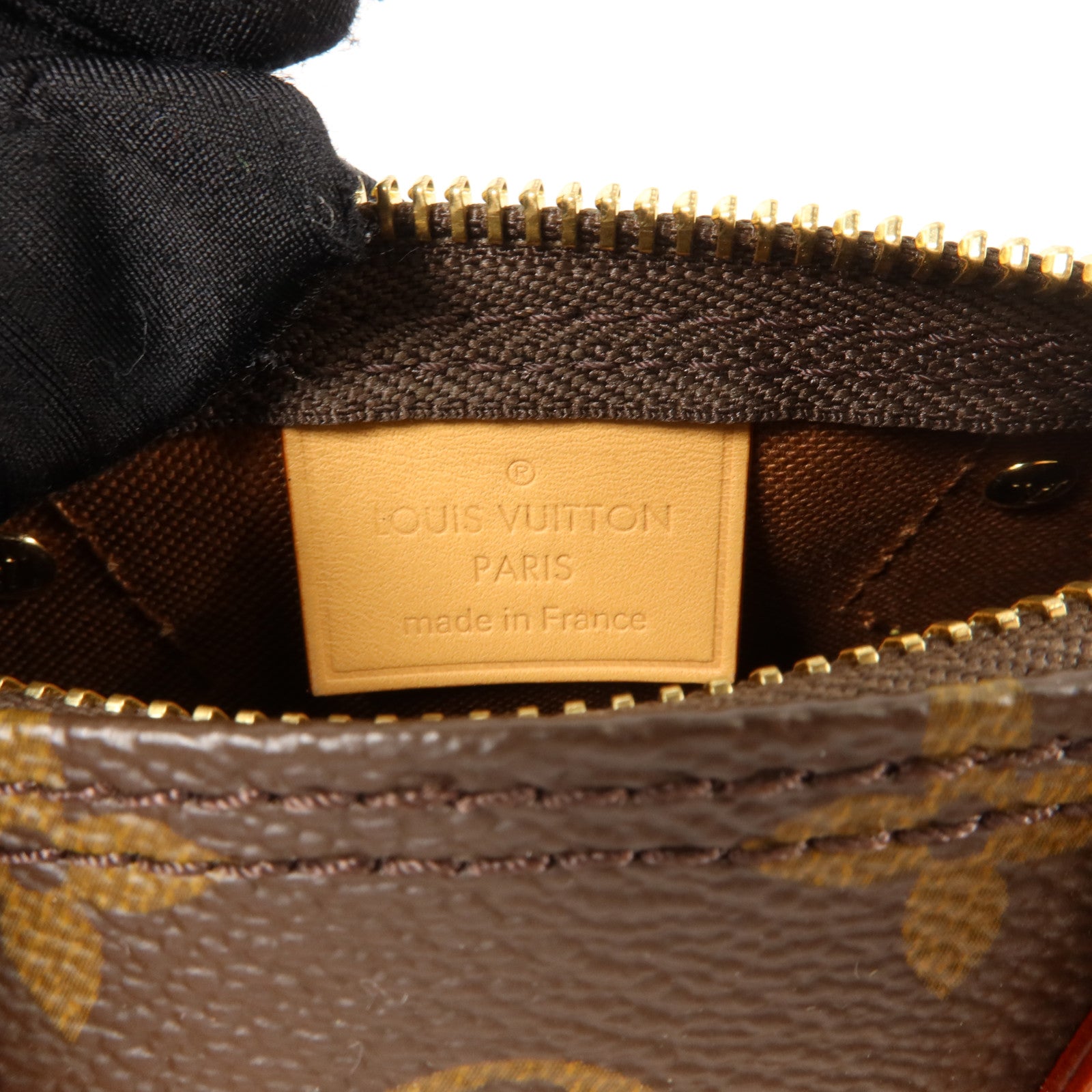 LOUIS VUITTON Monogram Nano Speedy金扣手挽肩背兩用袋