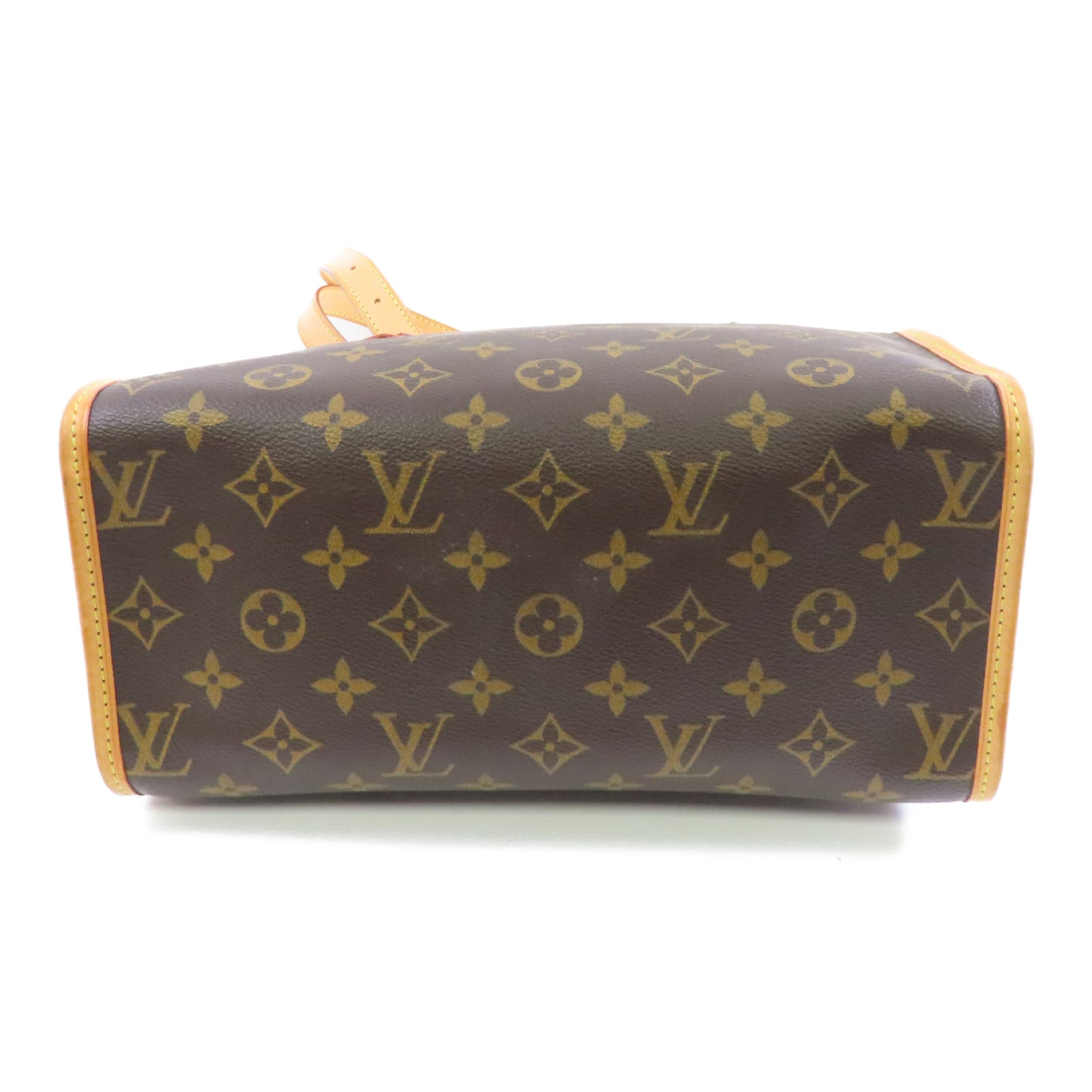 LOUIS VUITTON Monogram Popincourt Haut金扣肩背袋啡色