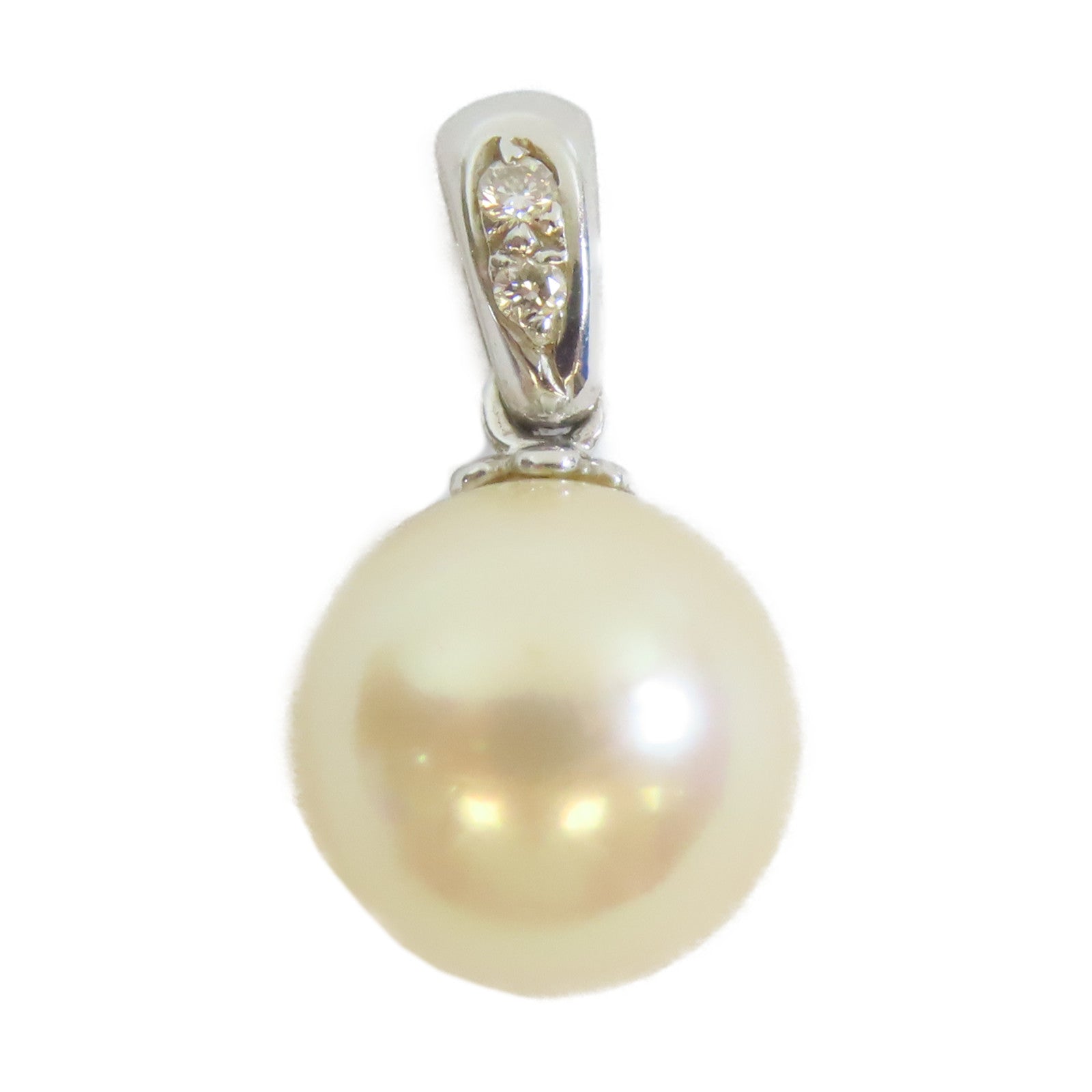 JEWELRY 【激減優惠】18K白金Pearl Top 1.44g珍珠吊墜