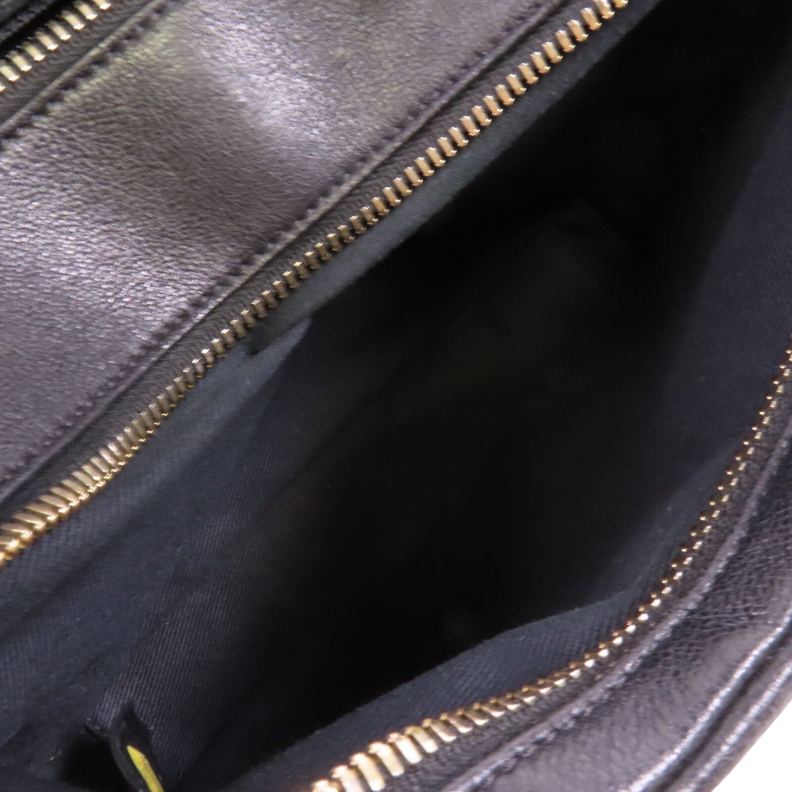 CHANEL 牛皮皮革Chain 2Way Shoulder Bag金扣鏈帶手挽肩背兩袋