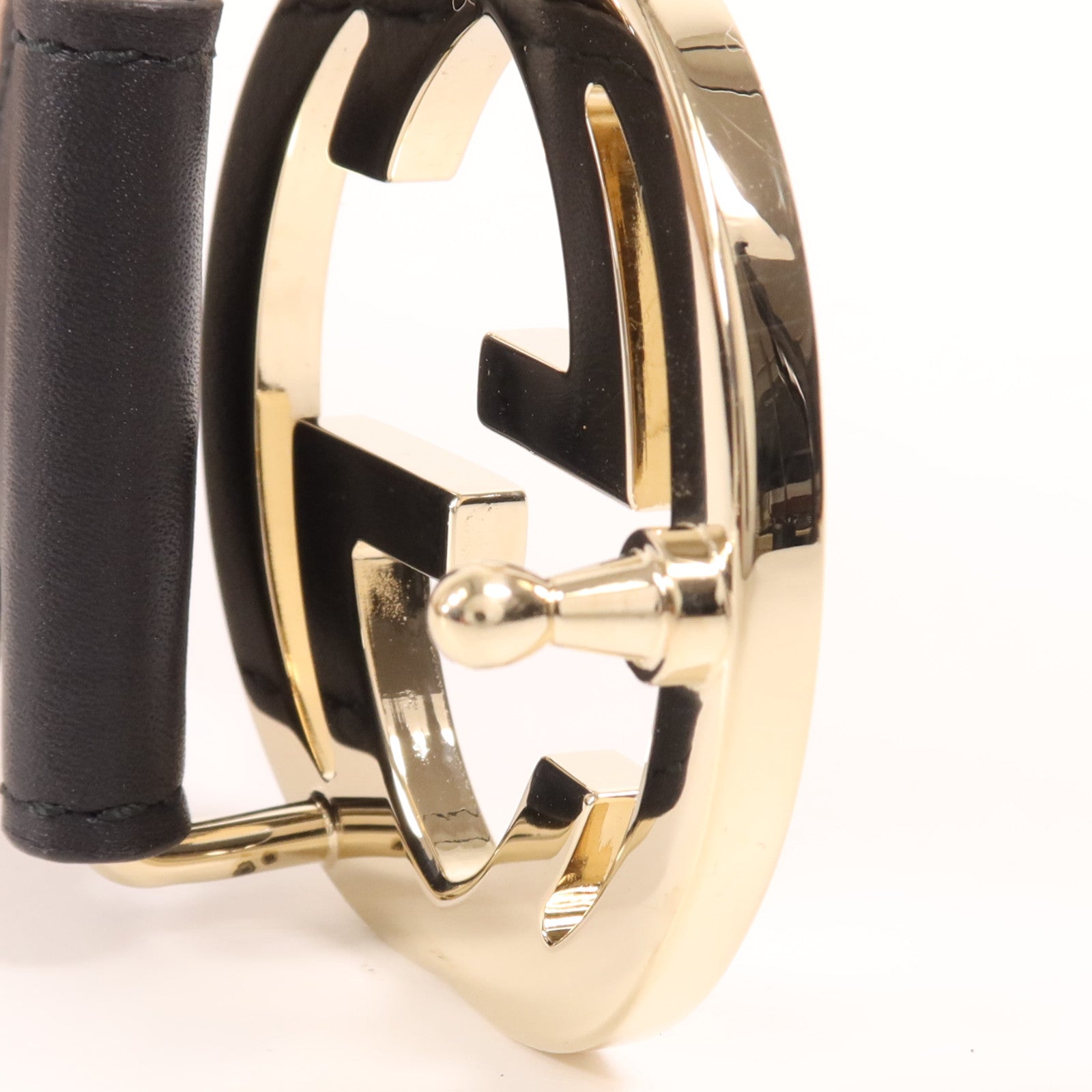 GUCCI 牛皮皮革Belt金扣皮帶