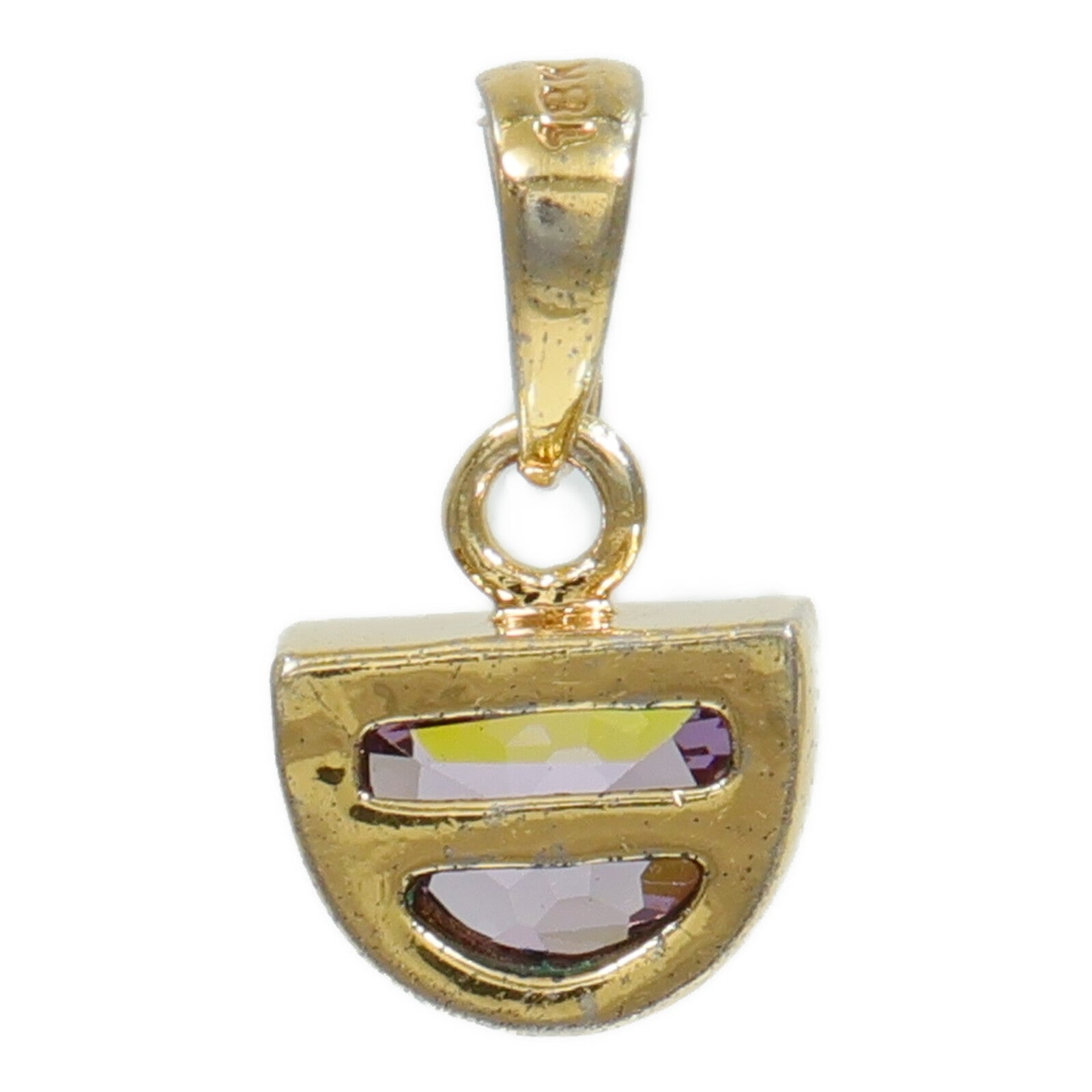JEWELRY 18K黃金Amethyst Pendant Top紫水晶吊墜