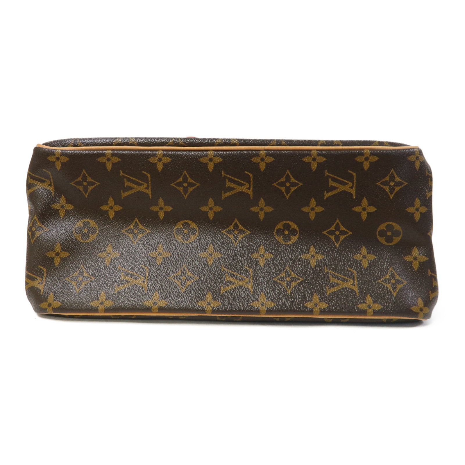 LOUIS VUITTON Monogram Batignolles金扣手挽袋啡色
