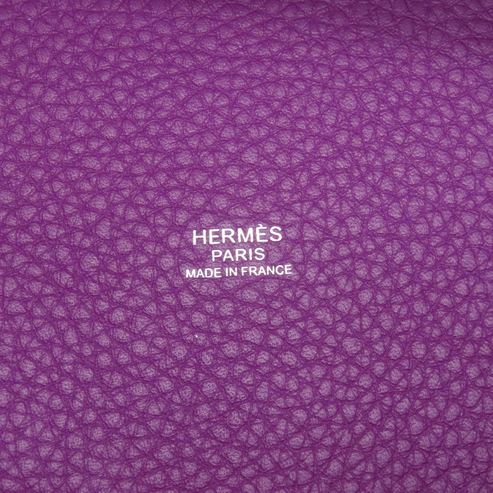 HERMES 【清倉大減價】Clemence Picotin PM銀扣手挽袋Anemone海葵紫色