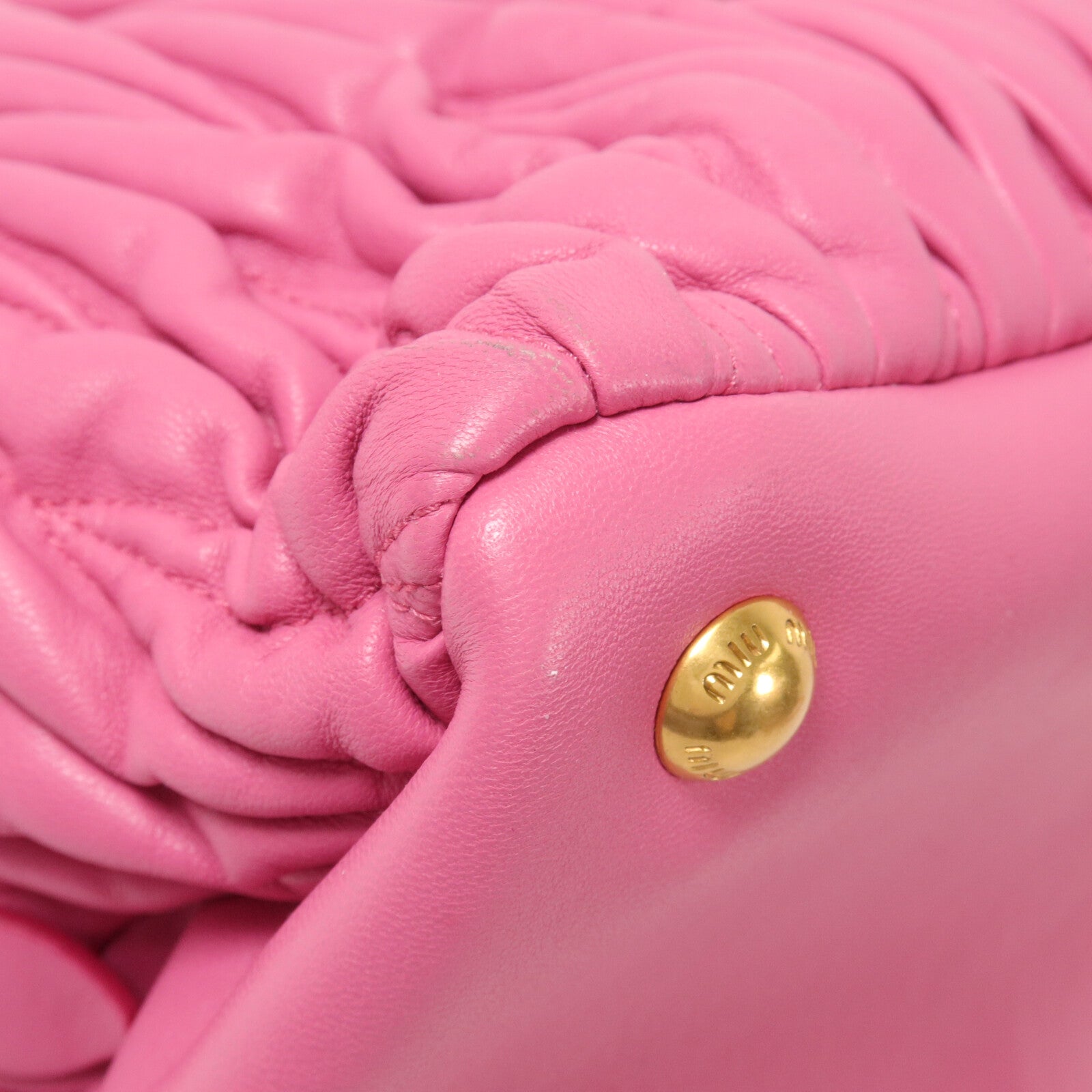 Miu Miu 羊皮皮革Shoulder Bag手挽肩背兩用袋