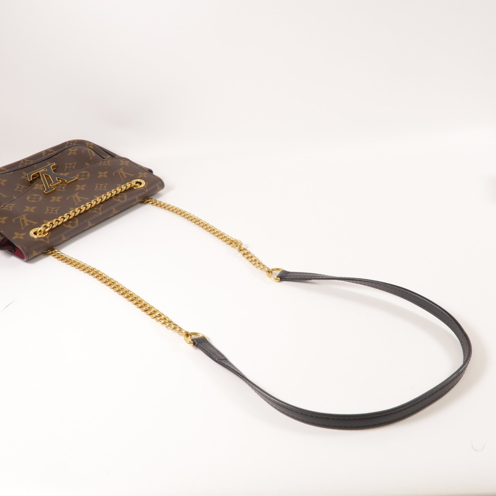 LOUIS VUITTON Monogram Passy金扣肩背袋棕色