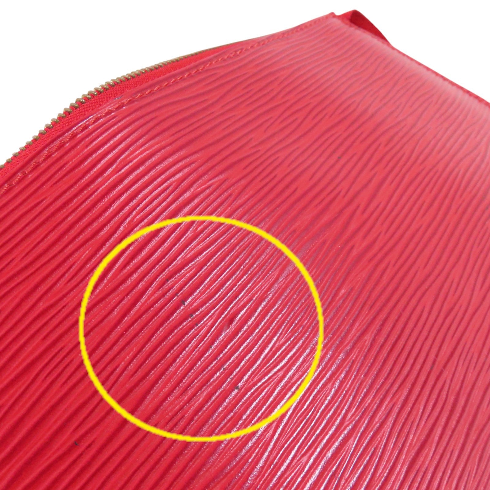 LOUIS VUITTON Epi Pochette Accessories Hand Bag金扣手挽袋