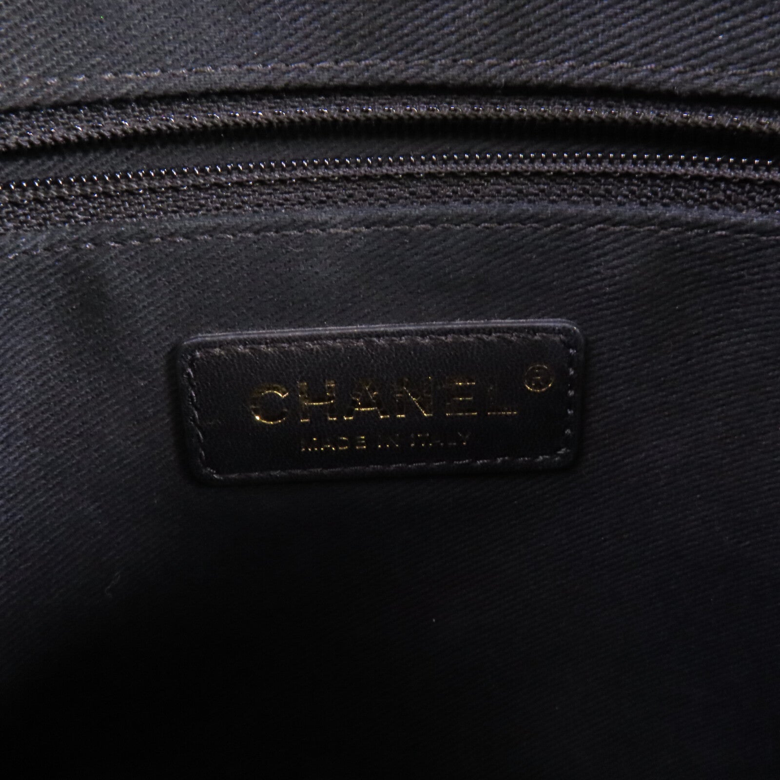 CHANEL 牛皮皮革Chain 2Way Shoulder Bag金扣鏈帶手挽肩背兩袋