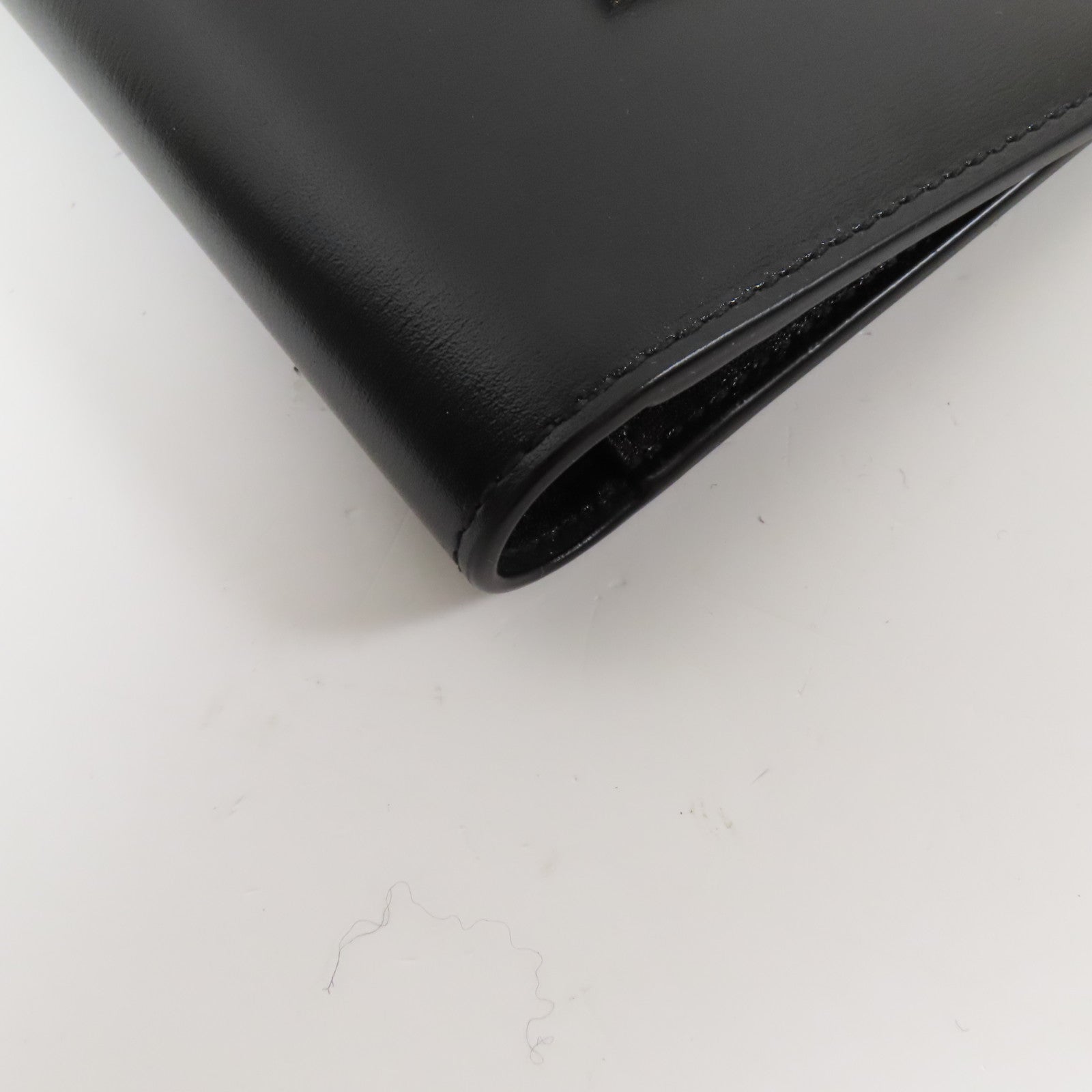 SAINT LAURENT 皮革Card Case銀扣卡片套