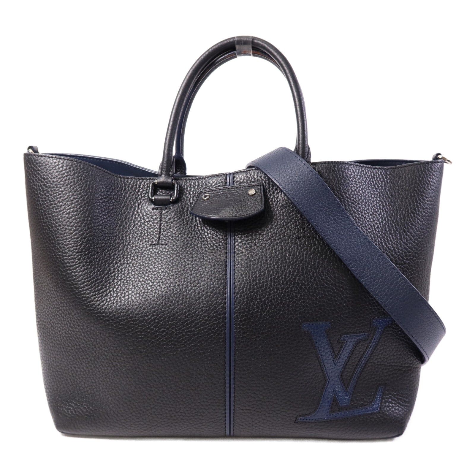 LOUIS VUITTON 【激減優惠】Taurillon Pernelle銀扣手挽肩背兩用袋