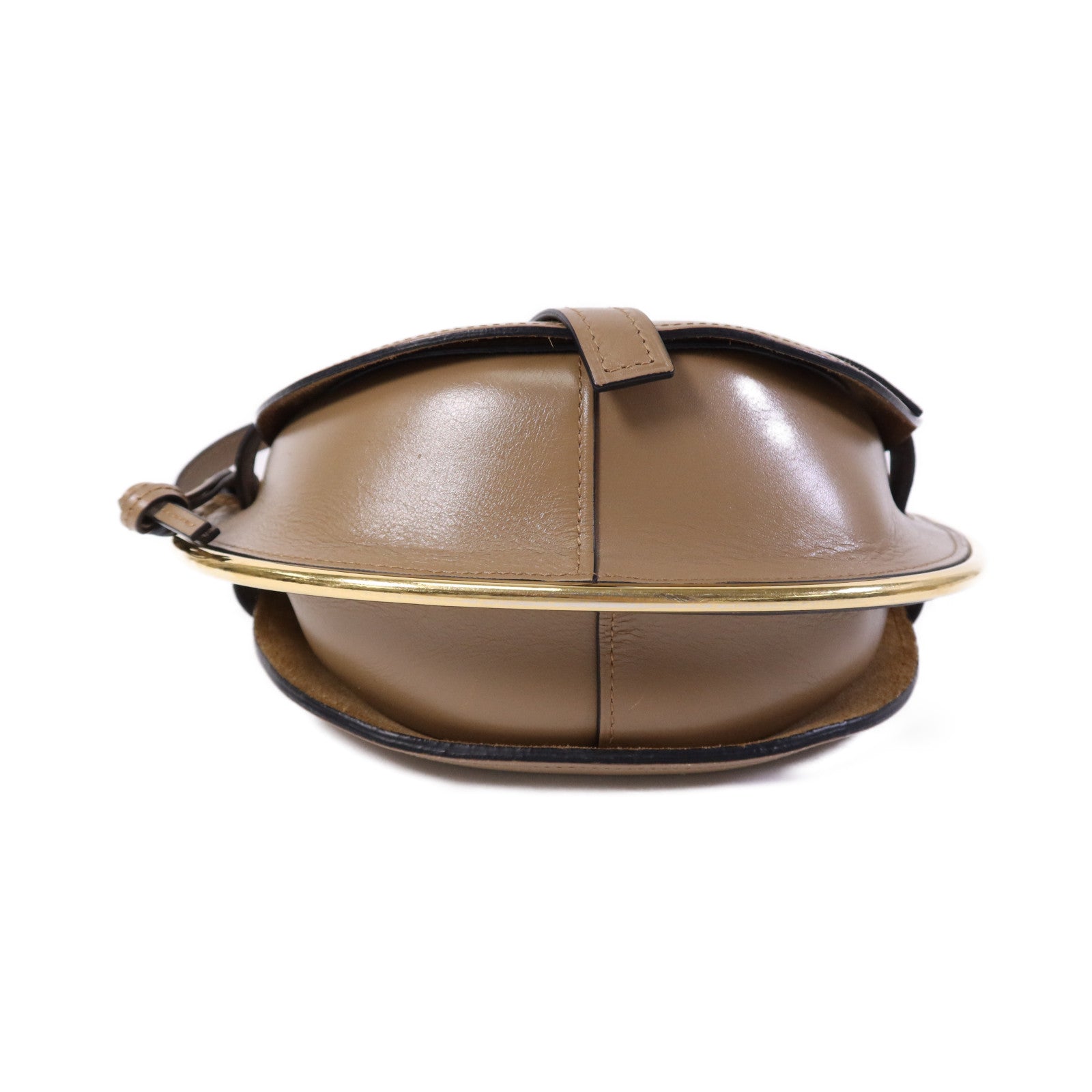 LOEWE 【激減優惠】牛皮皮革Gate金扣手挽袋