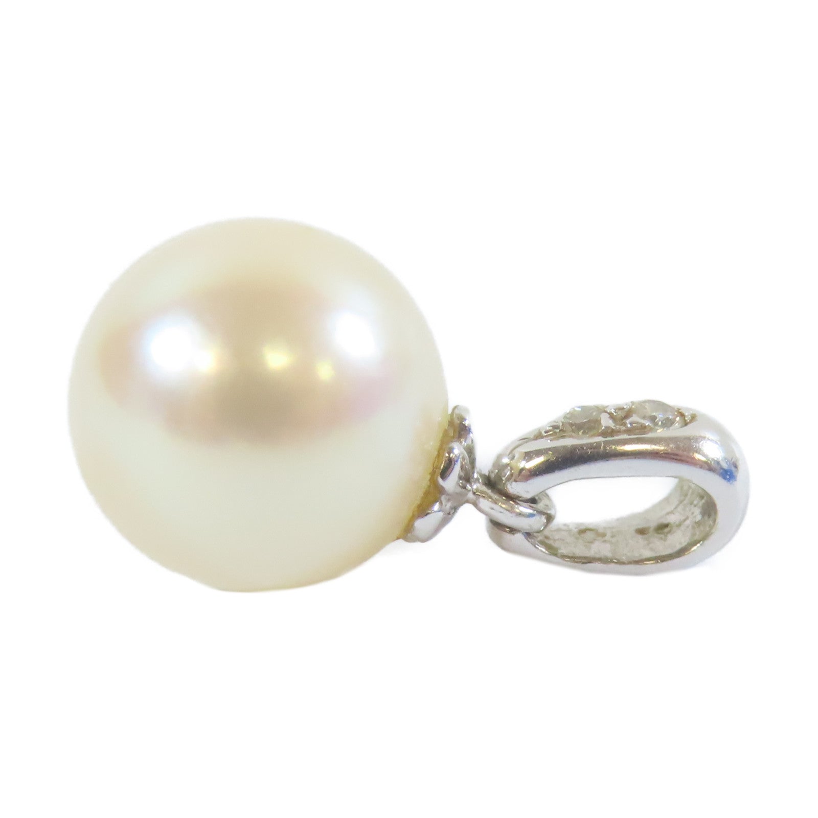 JEWELRY 【激減優惠】18K白金Pearl Top 1.44g珍珠吊墜