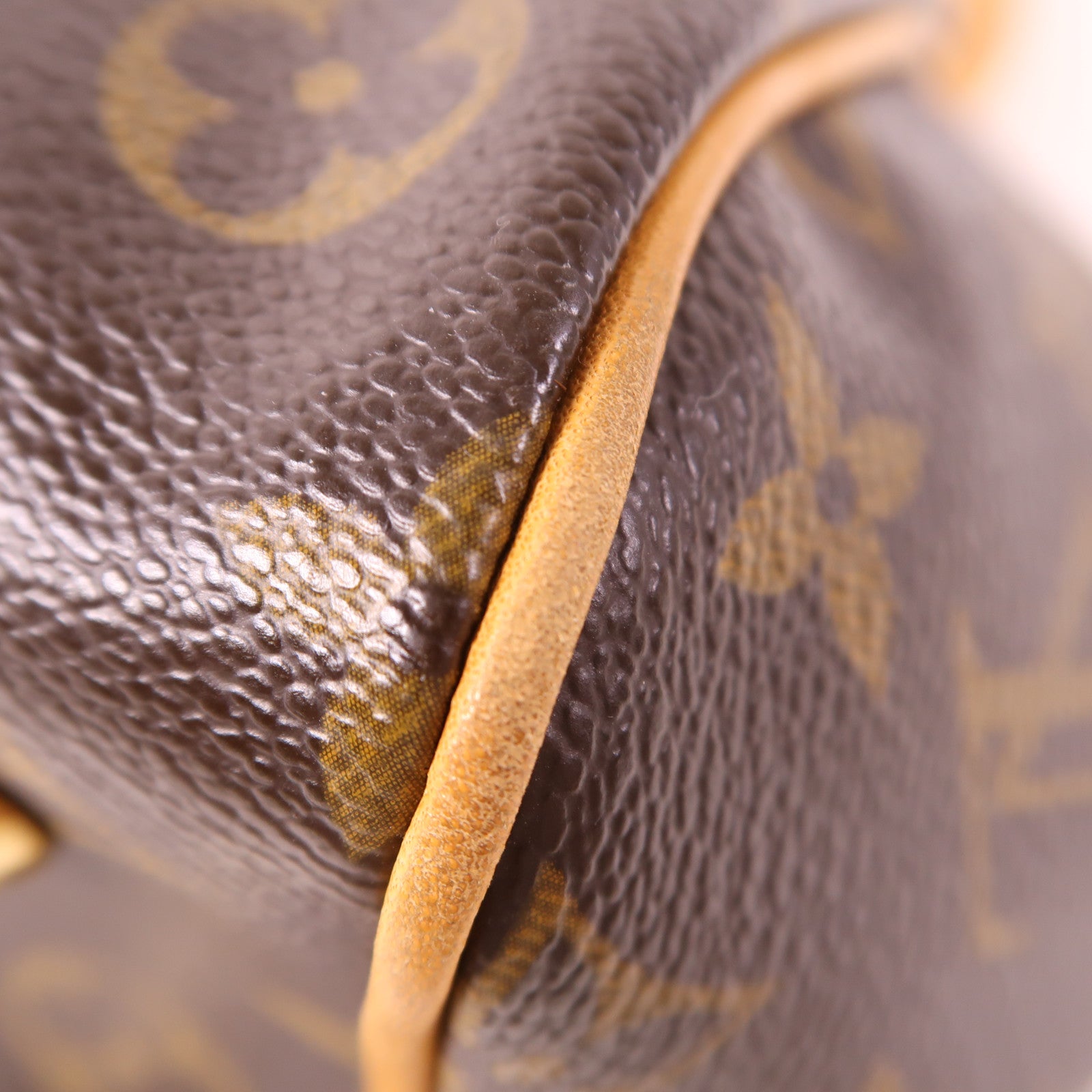 LOUIS VUITTON Monogram Tivoli PM金扣手挽袋