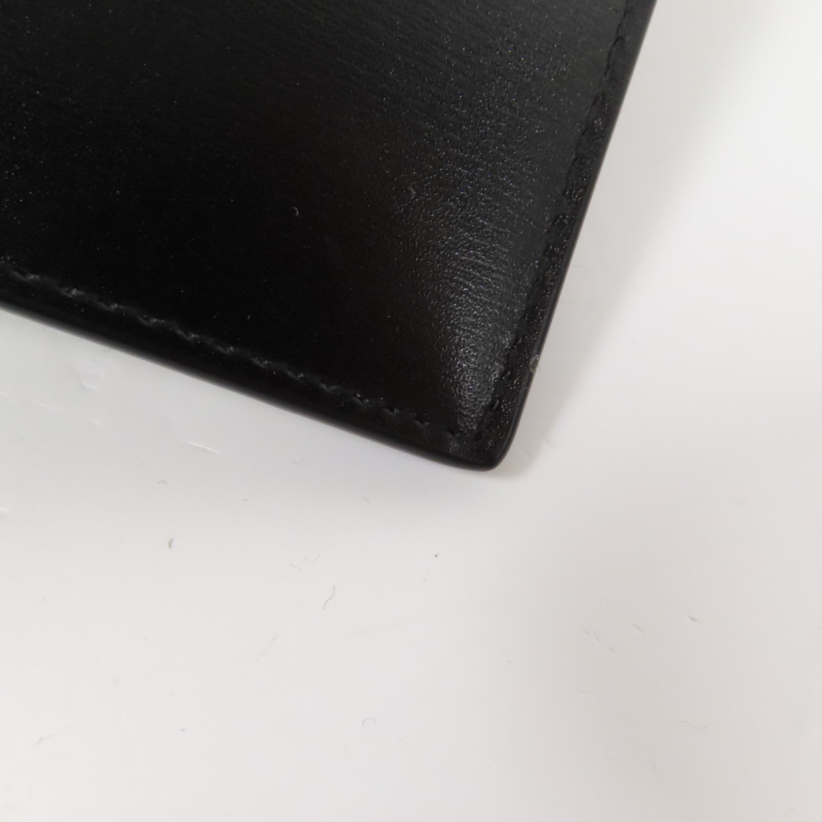SAINT LAURENT 皮革Card Case銀扣卡片套