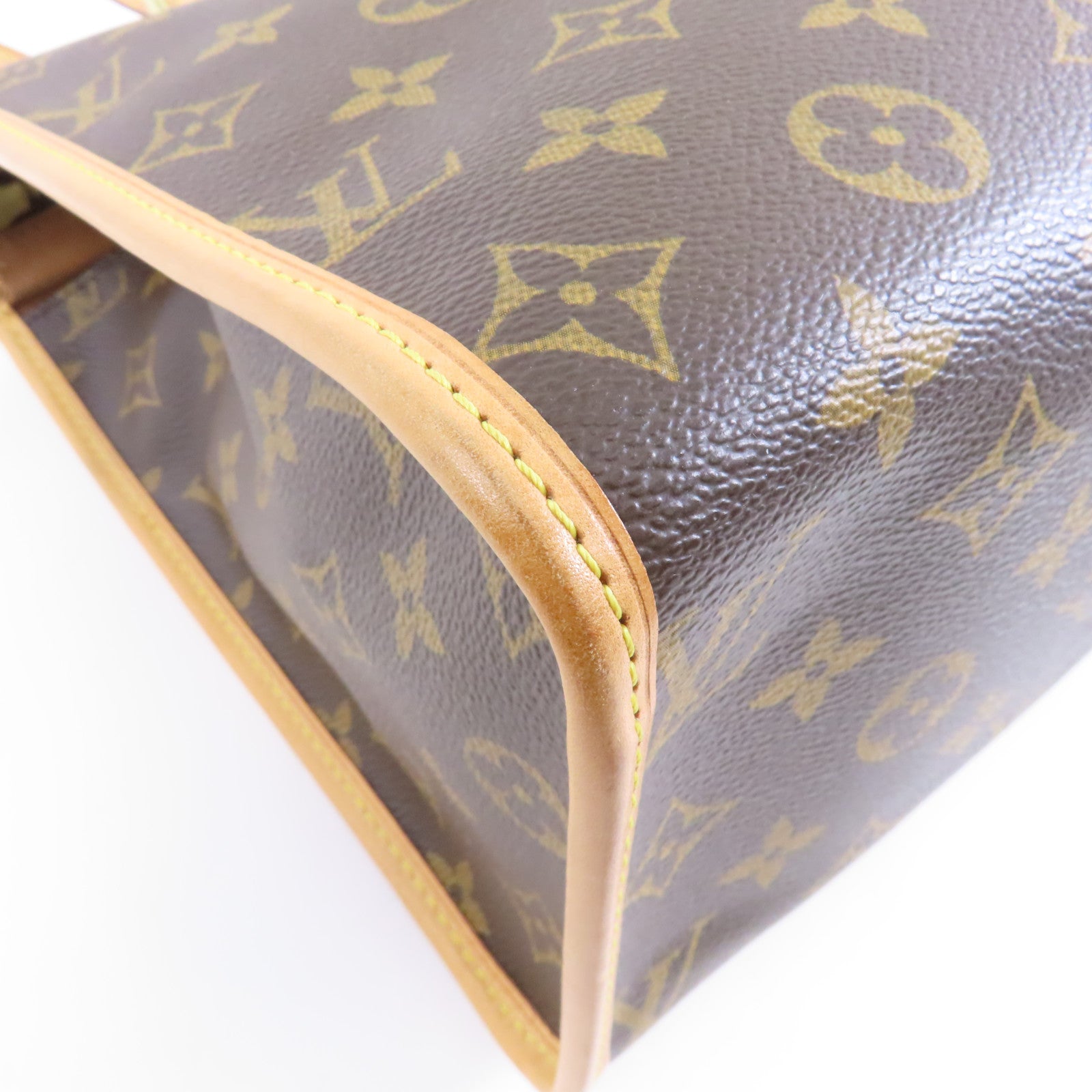 LOUIS VUITTON Monogram Popincourt Haut金扣肩背袋啡色