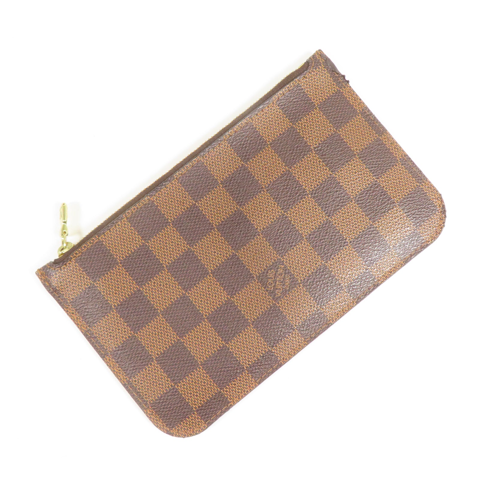 LOUIS VUITTON LV GHW Neverfull PM Tote Bag M40155 Damier Ebene Brown