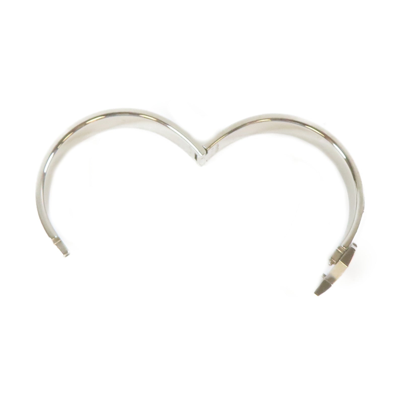 HERMES 金屬Clic H Bracelet手鐲銀色/黑色