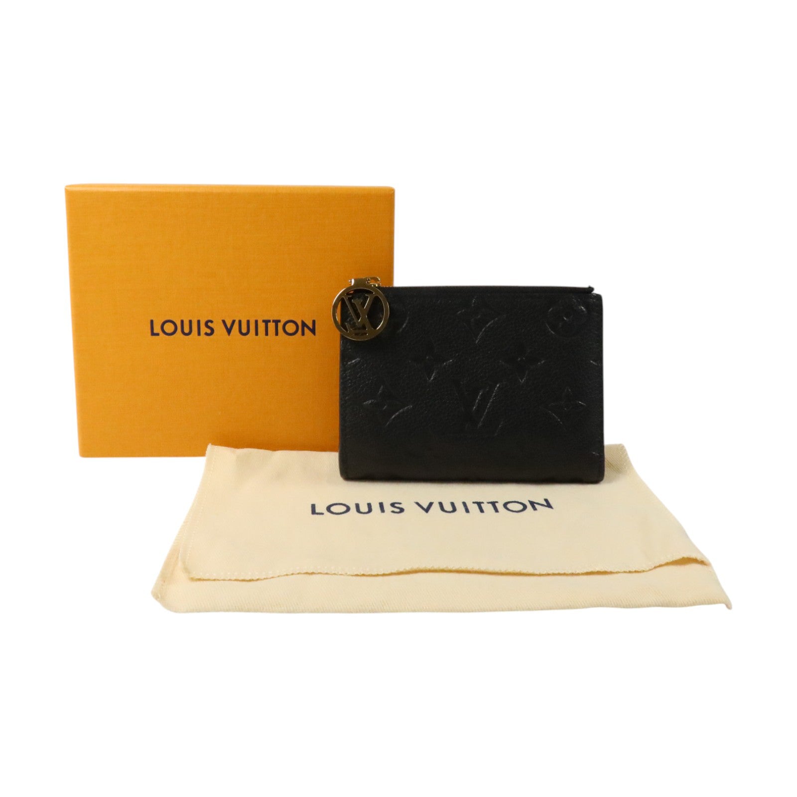 LOUIS VUITTON Monogram Empreinte Lisa金扣錢包