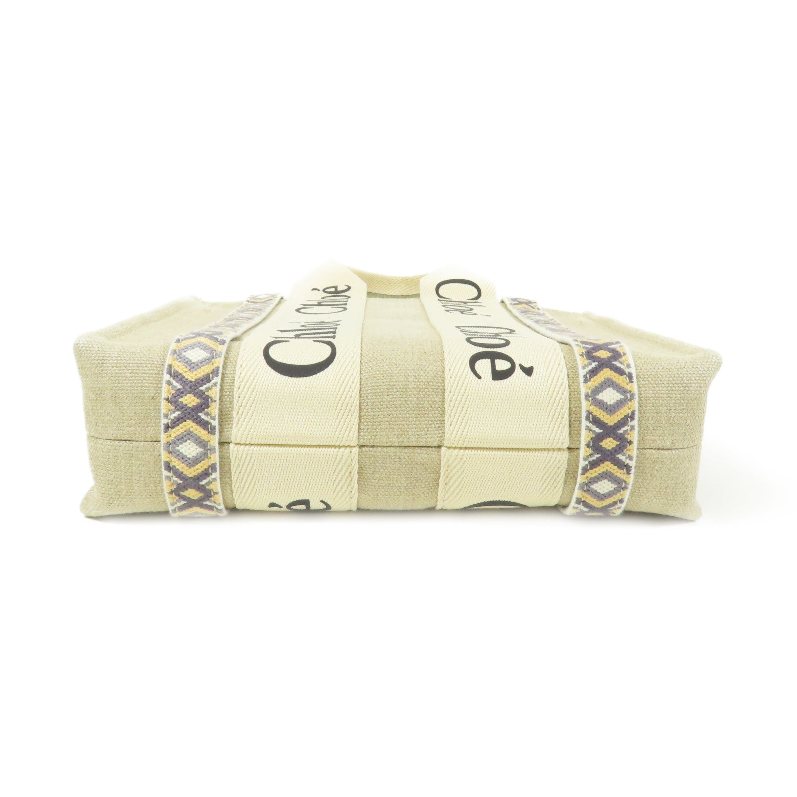 Chloe 帆布Woody Tote Small手挽肩背兩用袋