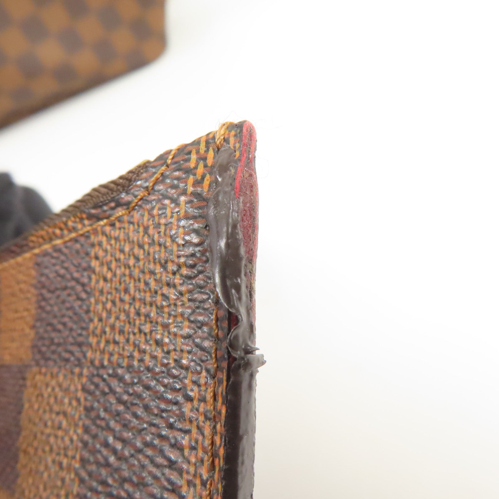 LOUIS VUITTON LV GHW Neverfull PM Tote Bag M40155 Damier Ebene Brown