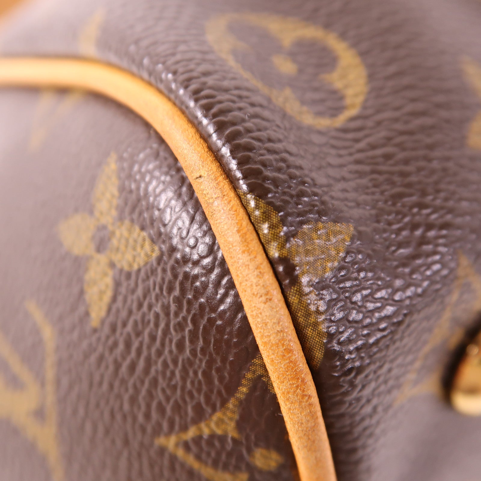 LOUIS VUITTON Monogram Tivoli PM金扣手挽袋