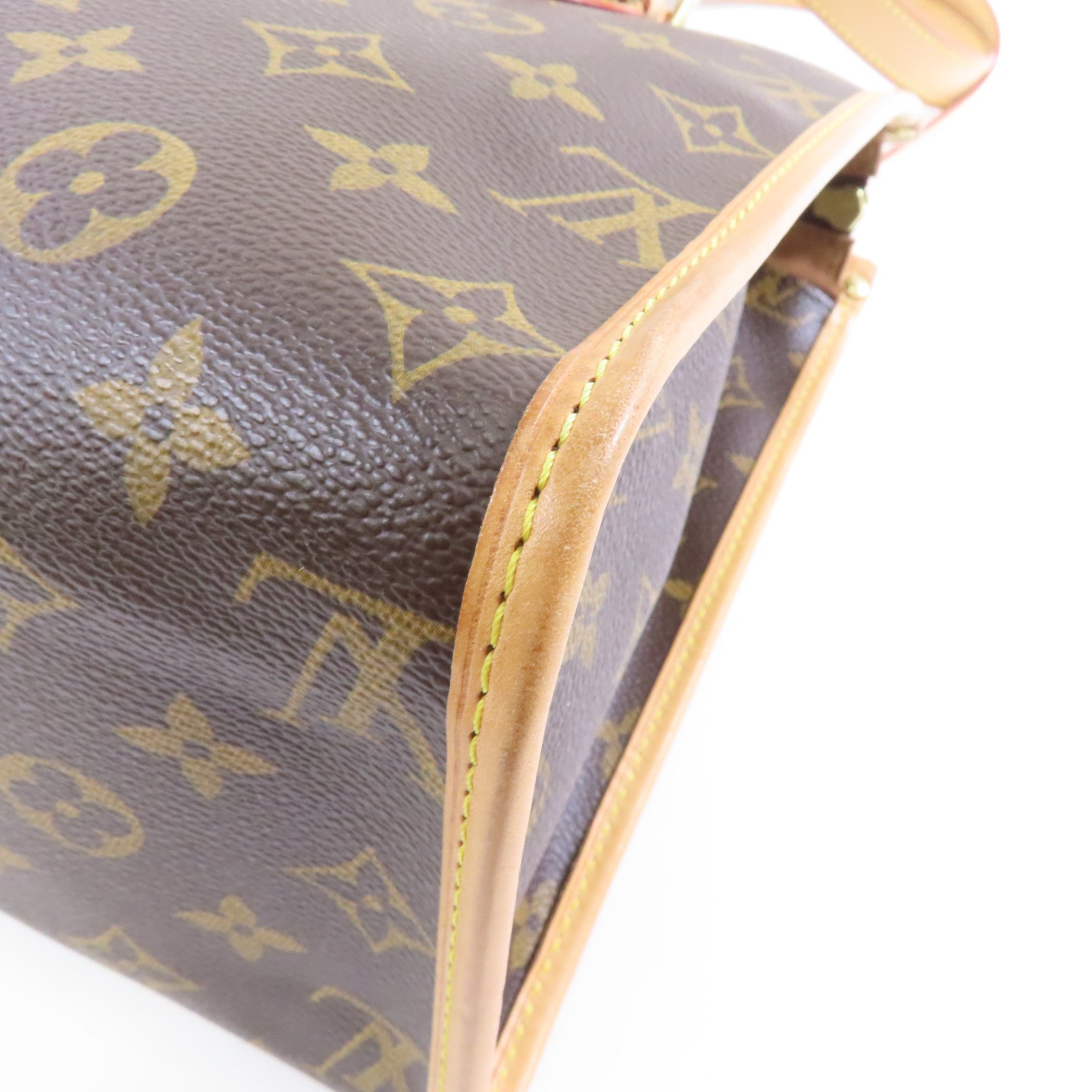 LOUIS VUITTON Monogram Popincourt Haut金扣肩背袋啡色