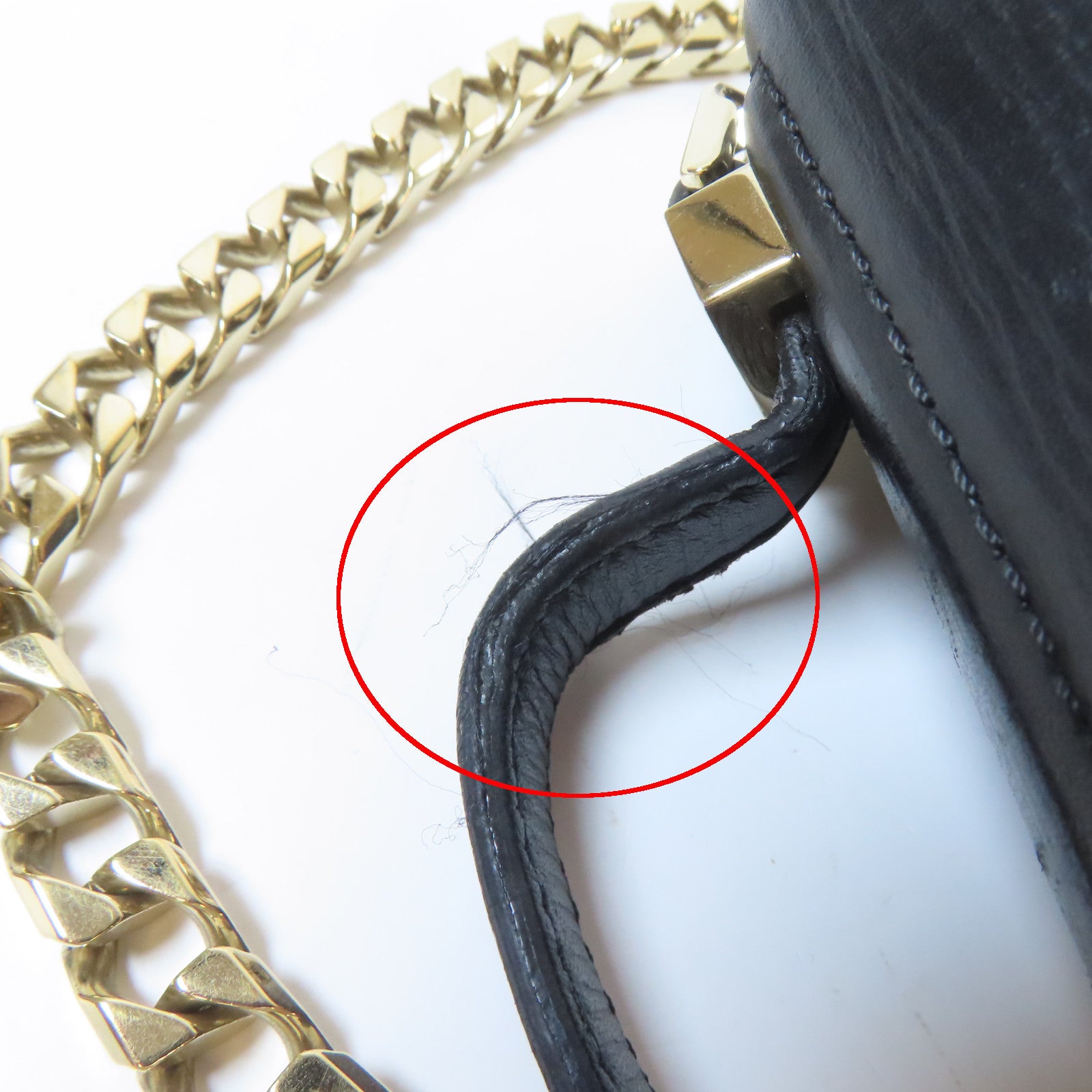 GIVENCHY 牛皮皮革 Pandora Box 金扣 鏈帶肩背袋 黑色