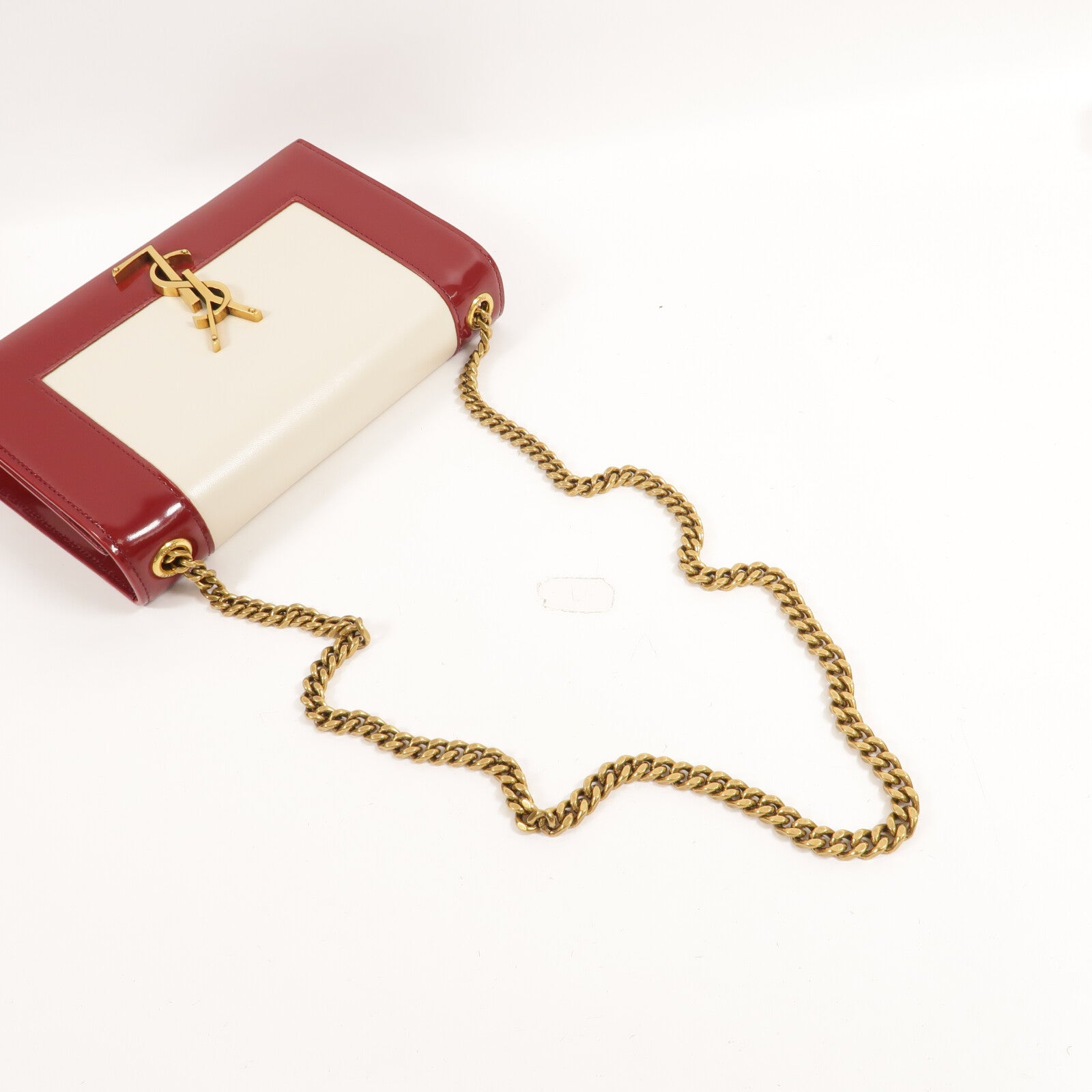 SAINT LAURENT 牛皮/羊皮皮革Small Kate鏈帶肩背袋