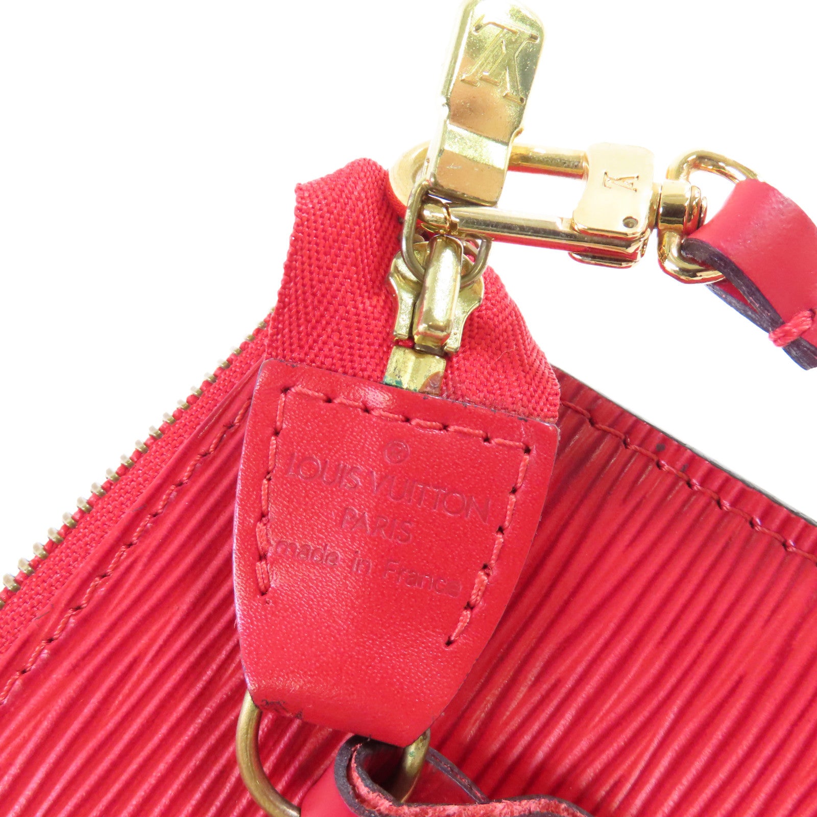 LOUIS VUITTON Epi Pochette Accessories Hand Bag金扣手挽袋