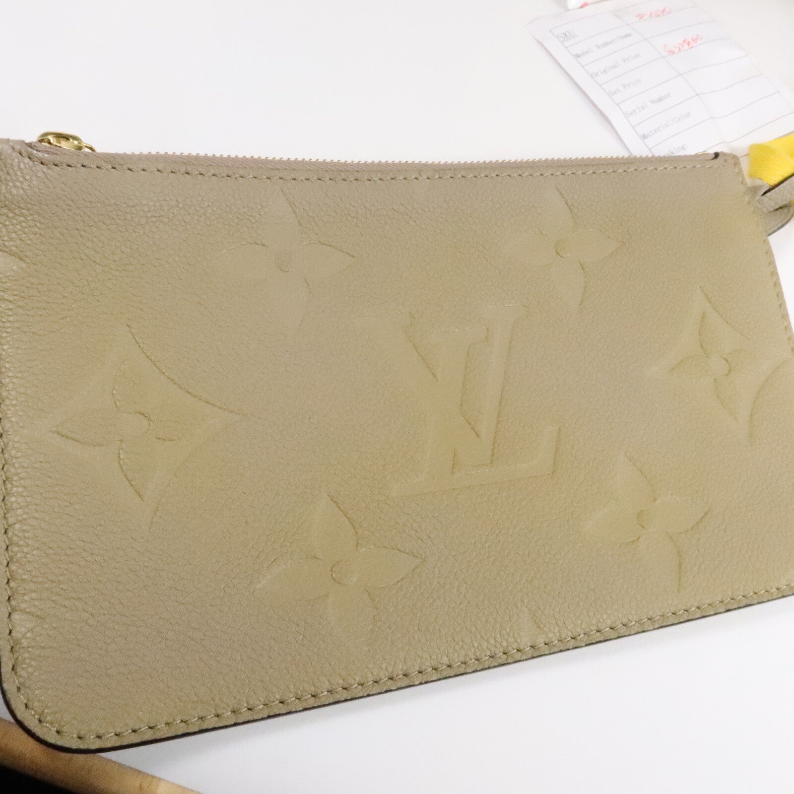 LOUIS VUITTON Monogram Empreinte Neverfull MM肩背袋