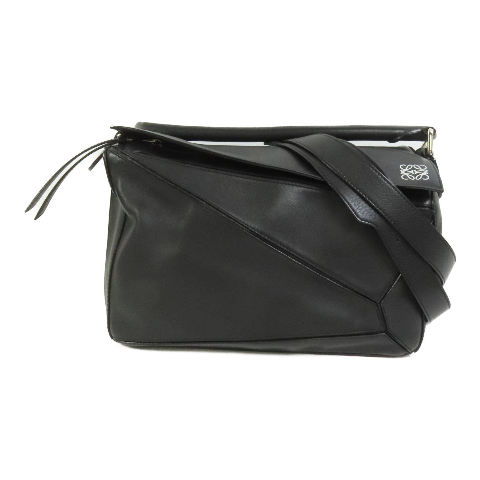 LOEWE 牛皮皮革Puzzle Medium手挽肩背兩用袋