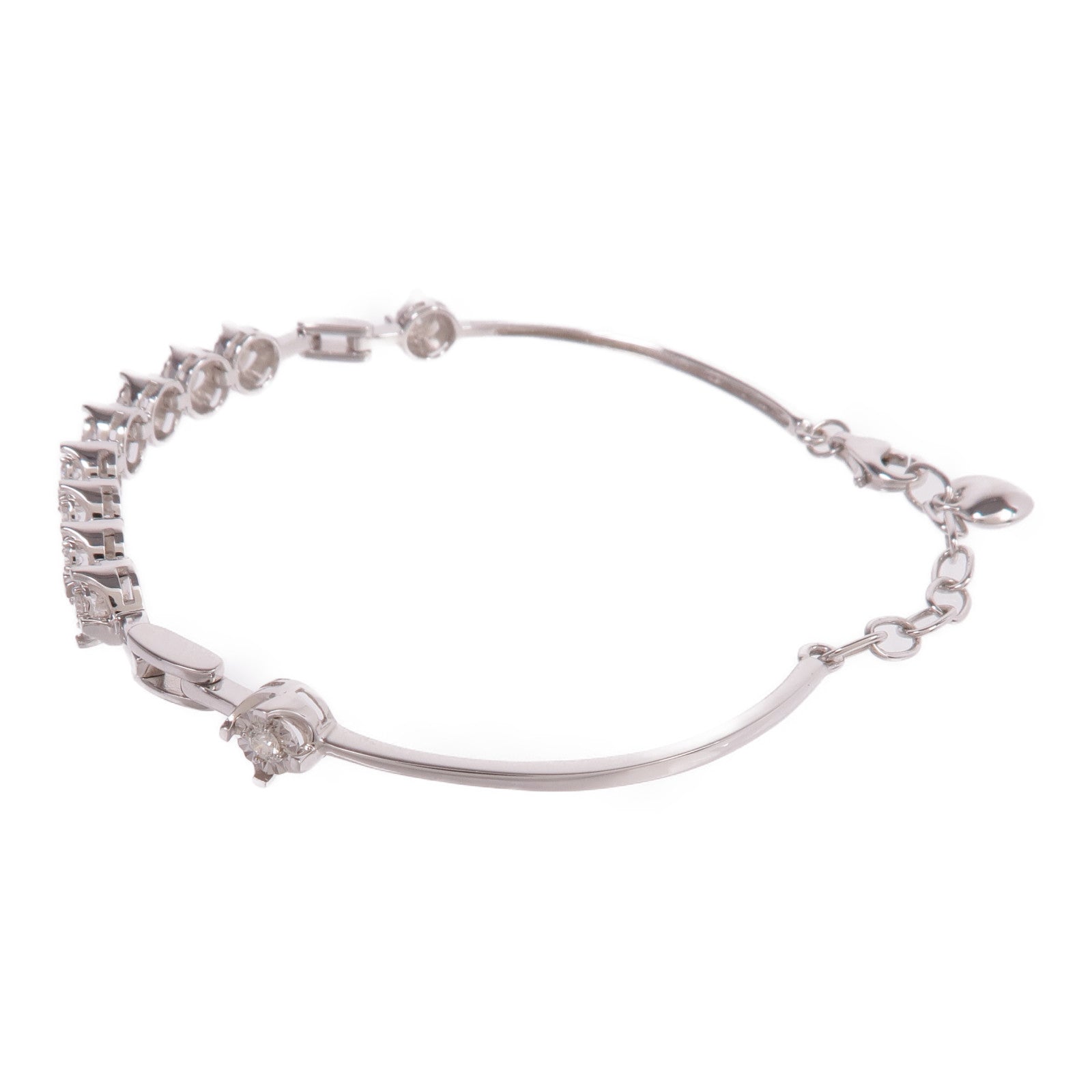 JEWELRY 【激減優惠】18K白金Diamond Bracelet鑽石手鏈